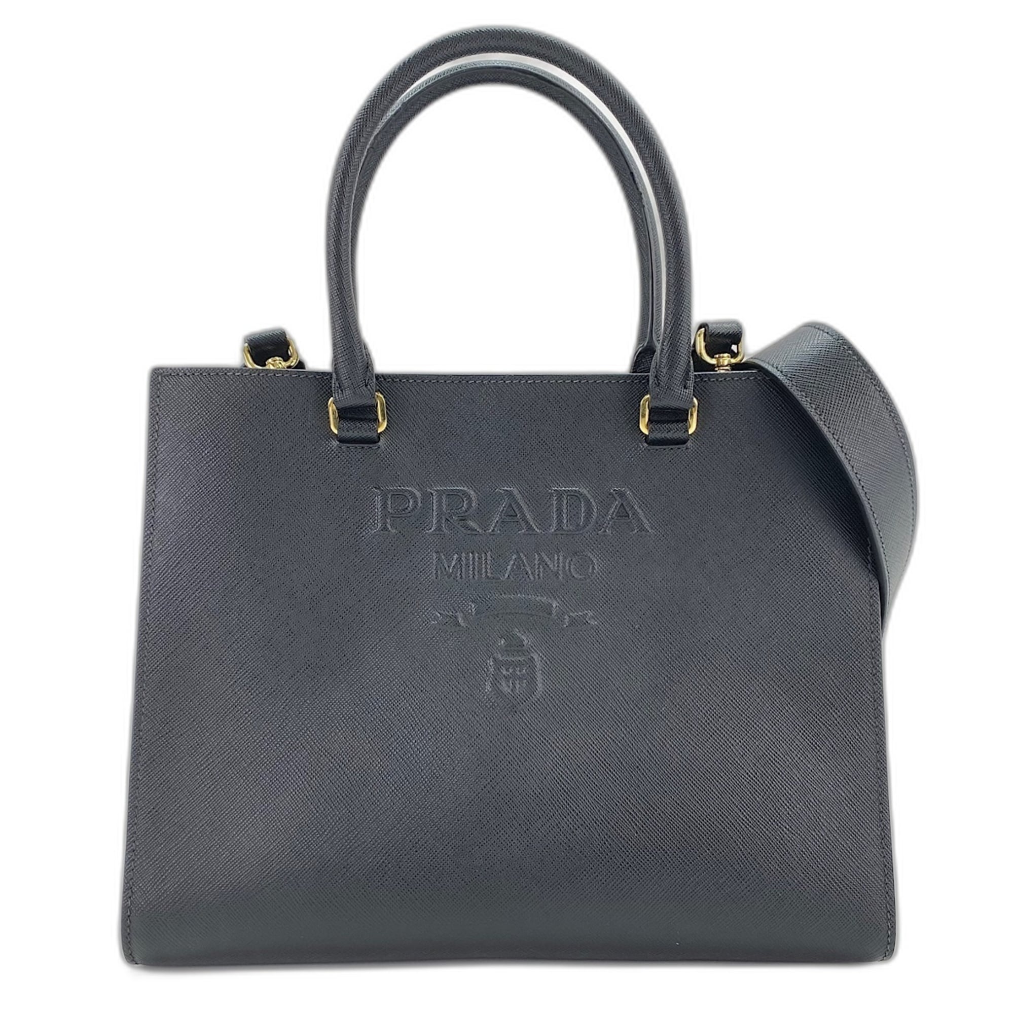 Prada Black Handbag Shoulder Bag (Pre-Owned)