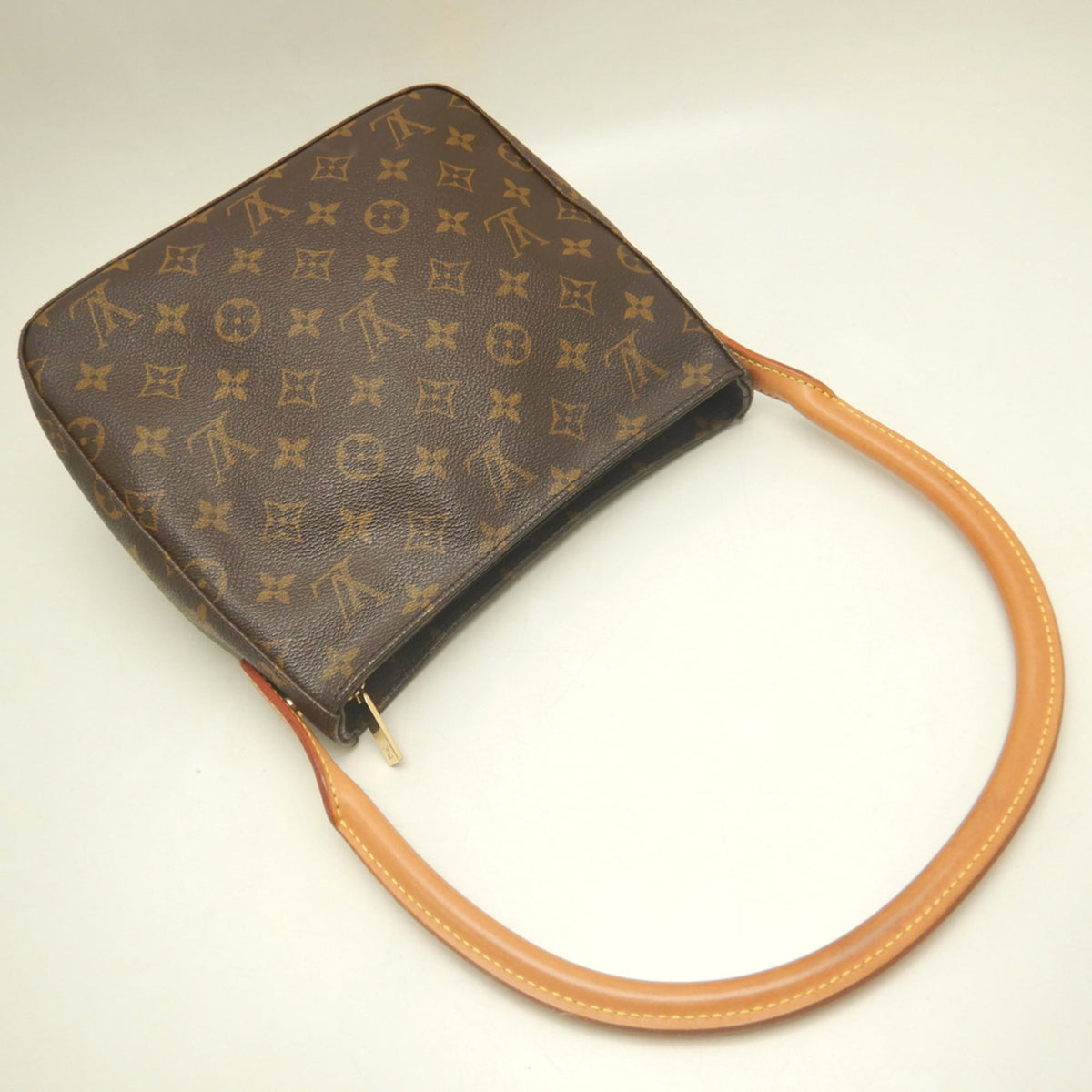 Louis Vuitton Brown Monogram Canvas Shoulder Bag Tote Bag (Pre-Owned)