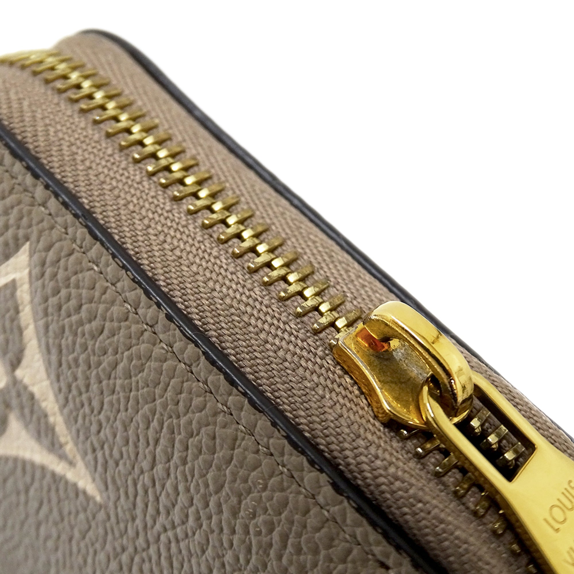 Louis Vuitton Monogram Empreinte Tourterelle Monogram Empreinte Long Wallet (Bi-Fold) (Pre-Owned)