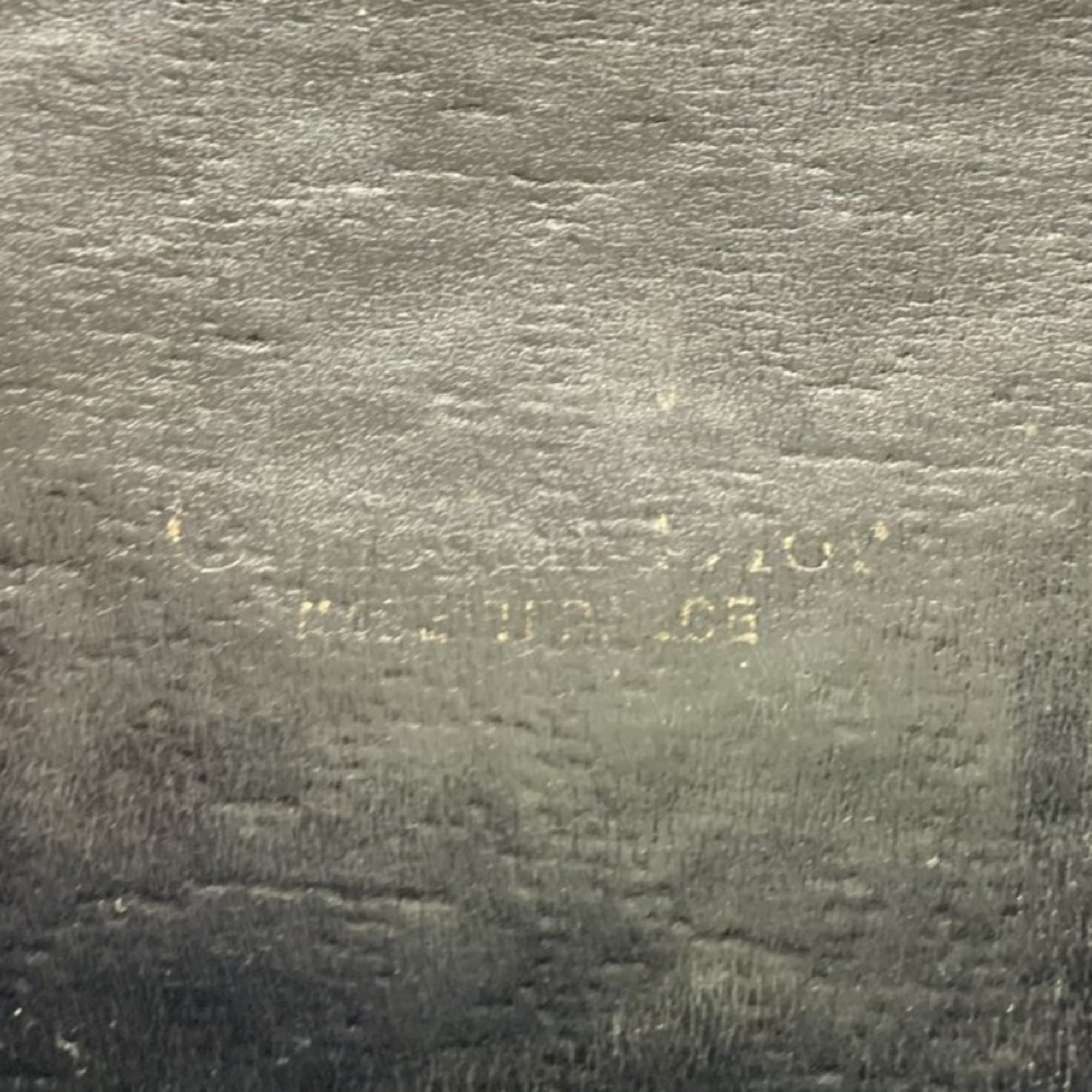 Christian Dior Trotter Brown Canvas Leather Shoulder Bag (Pre-Owned)