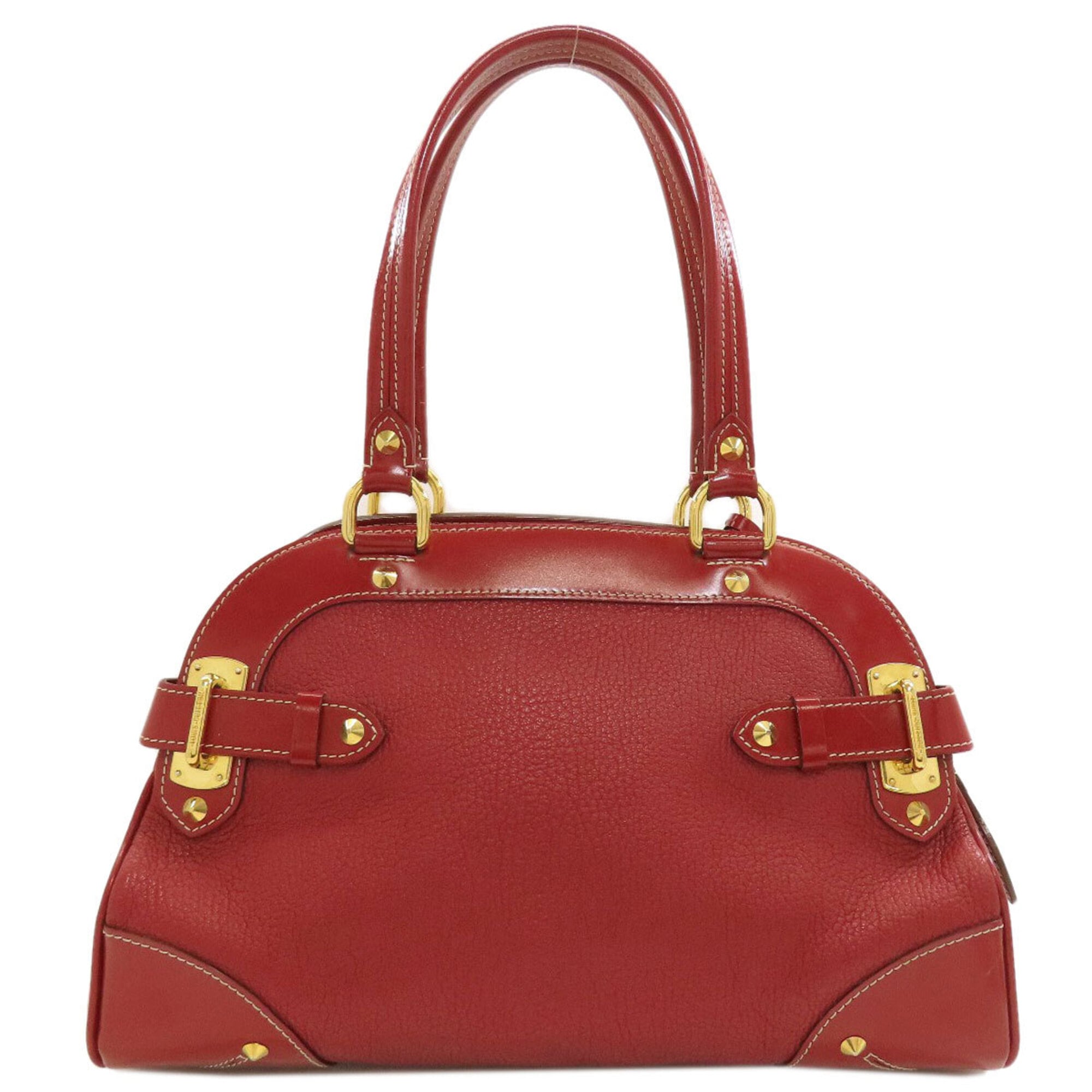 Louis Vuitton Red Color Suhali Leather Tote Bag (Pre-Owned)