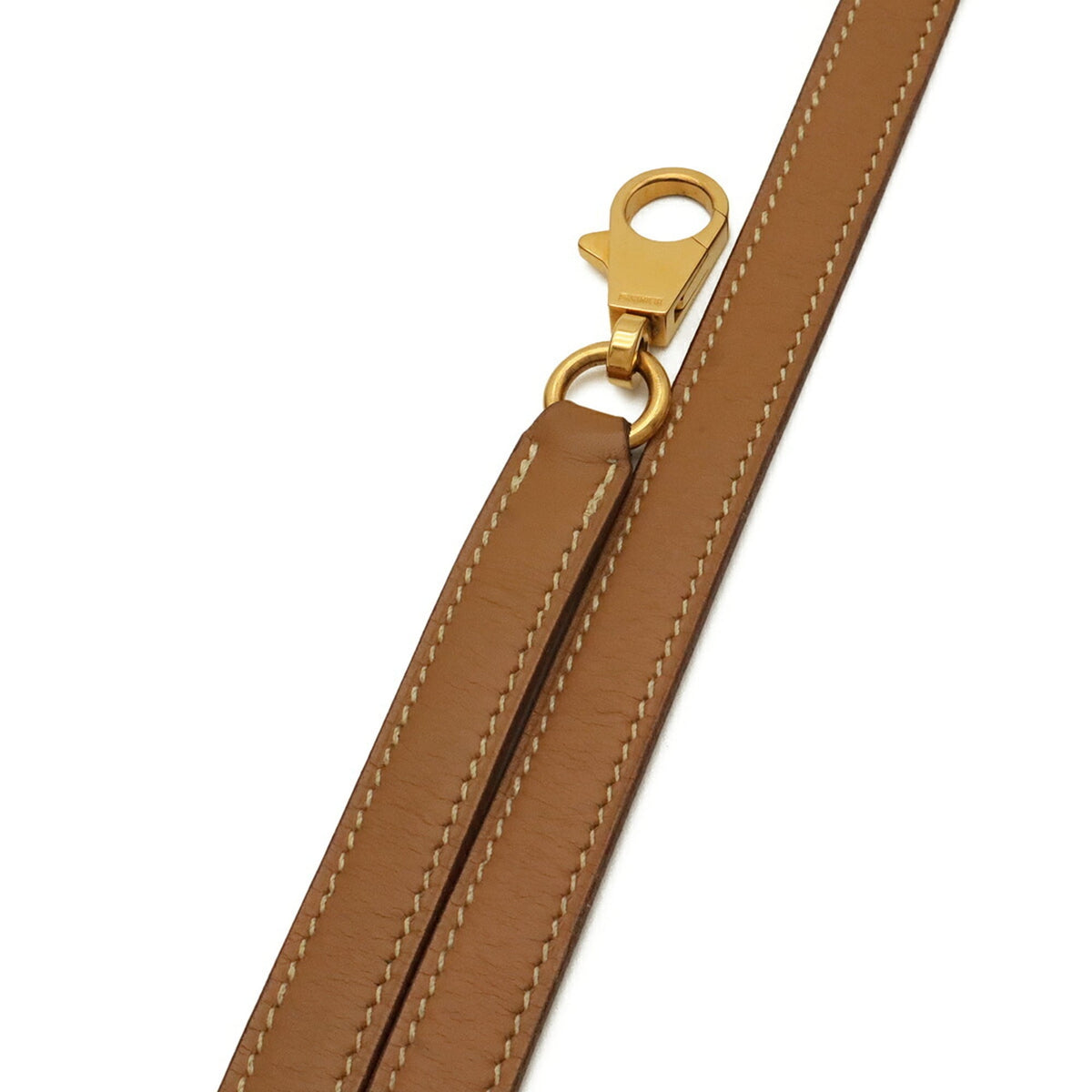 Hermes Brown Leather Handbag Shoulder Bag (Pre-Owned)