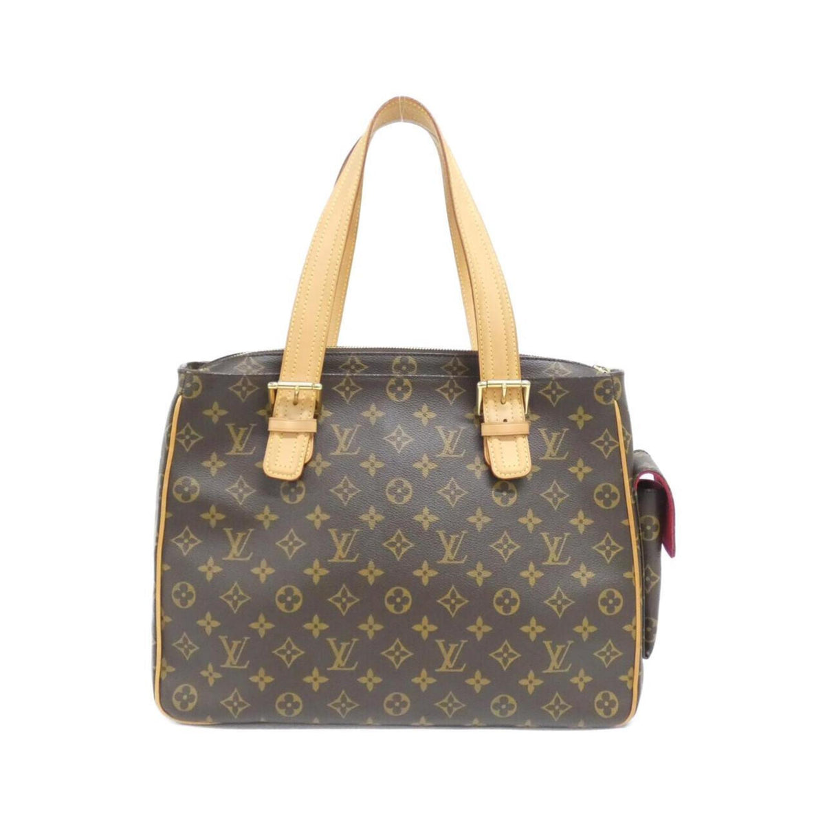Louis Vuitton Monogram Marron Coated Canvas Handbag (Pre-Owned)