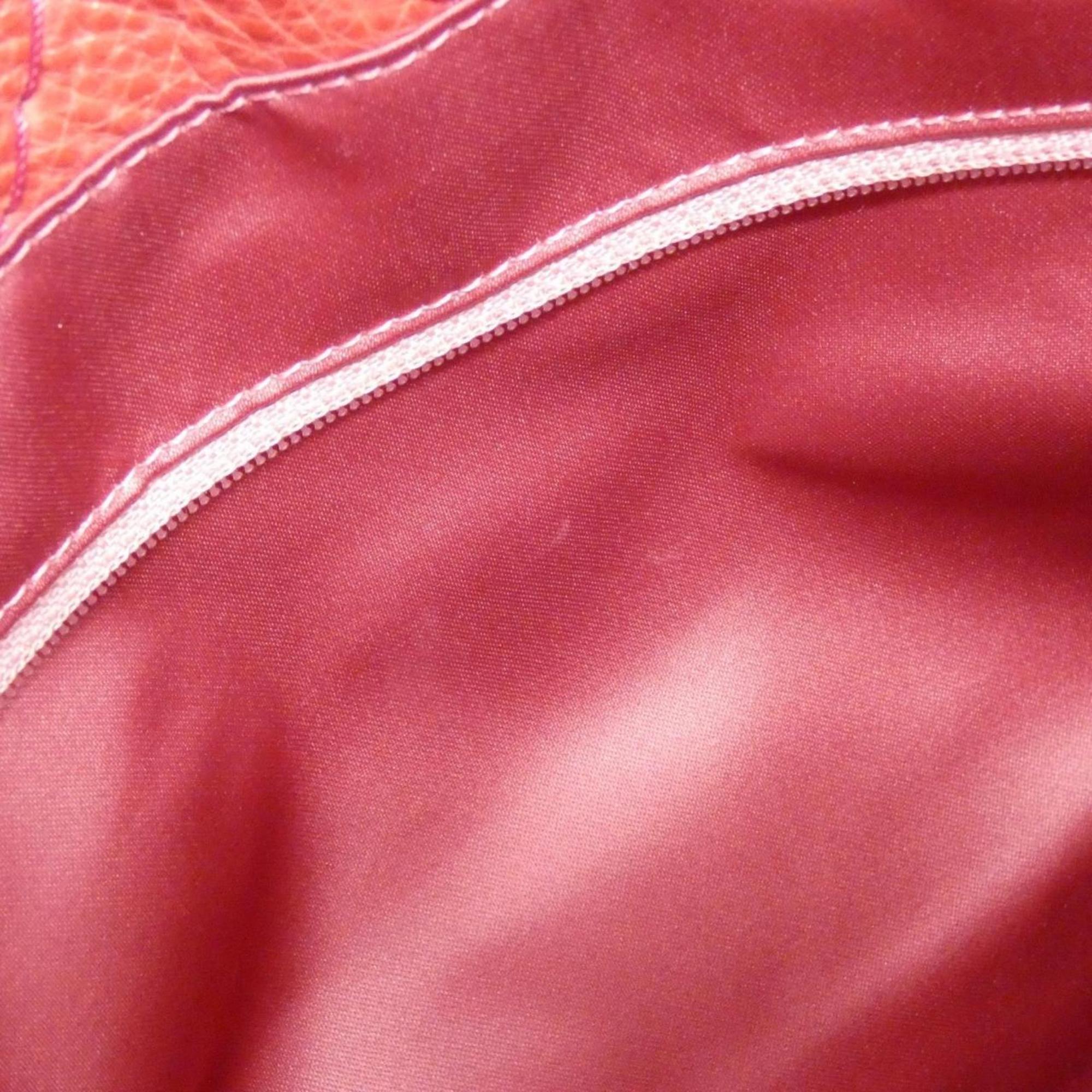 Chanel Pink Leather Handbag (Pre-Owned)