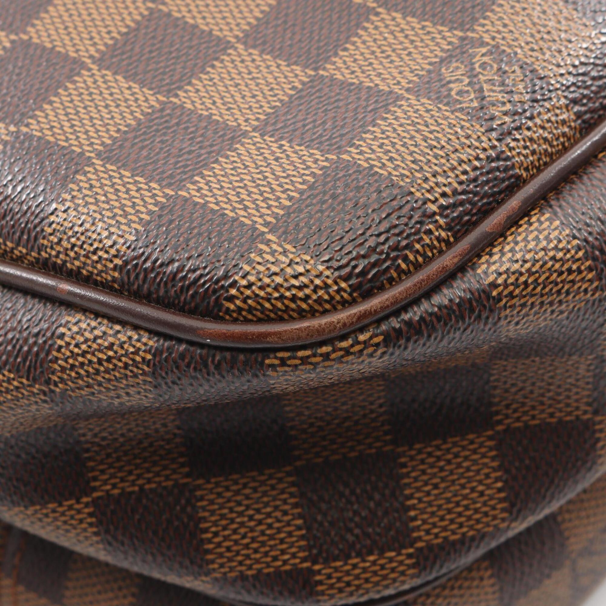 Louis Vuitton Brown Ebene Coated Canvas Leather Handbag Shoulder Bag (Pre-Owned)