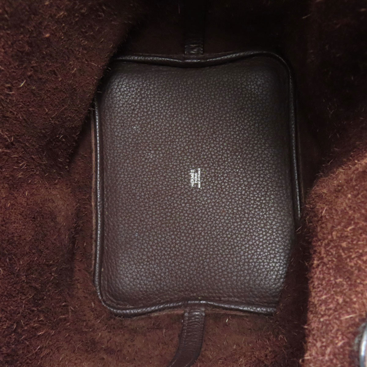 Hermes Brown Leather Handbag (Pre-Owned)