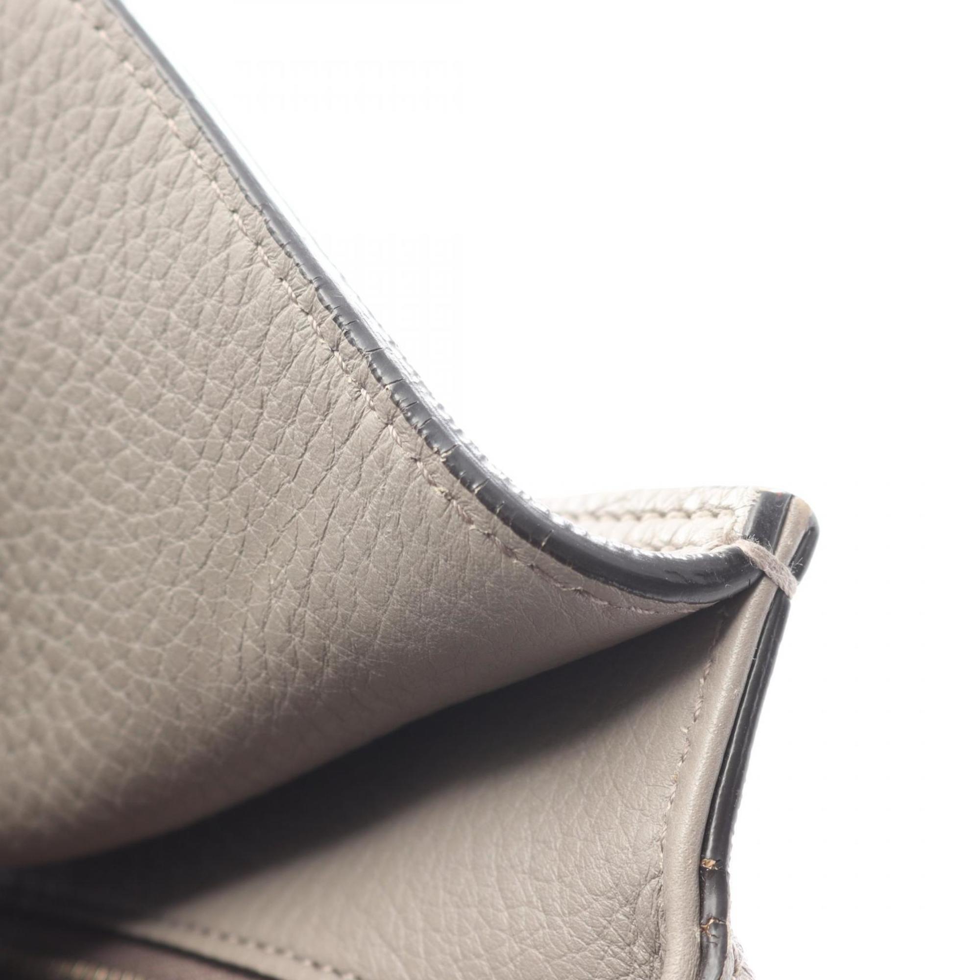 Gucci Gray Leather Handbag (Pre-Owned)