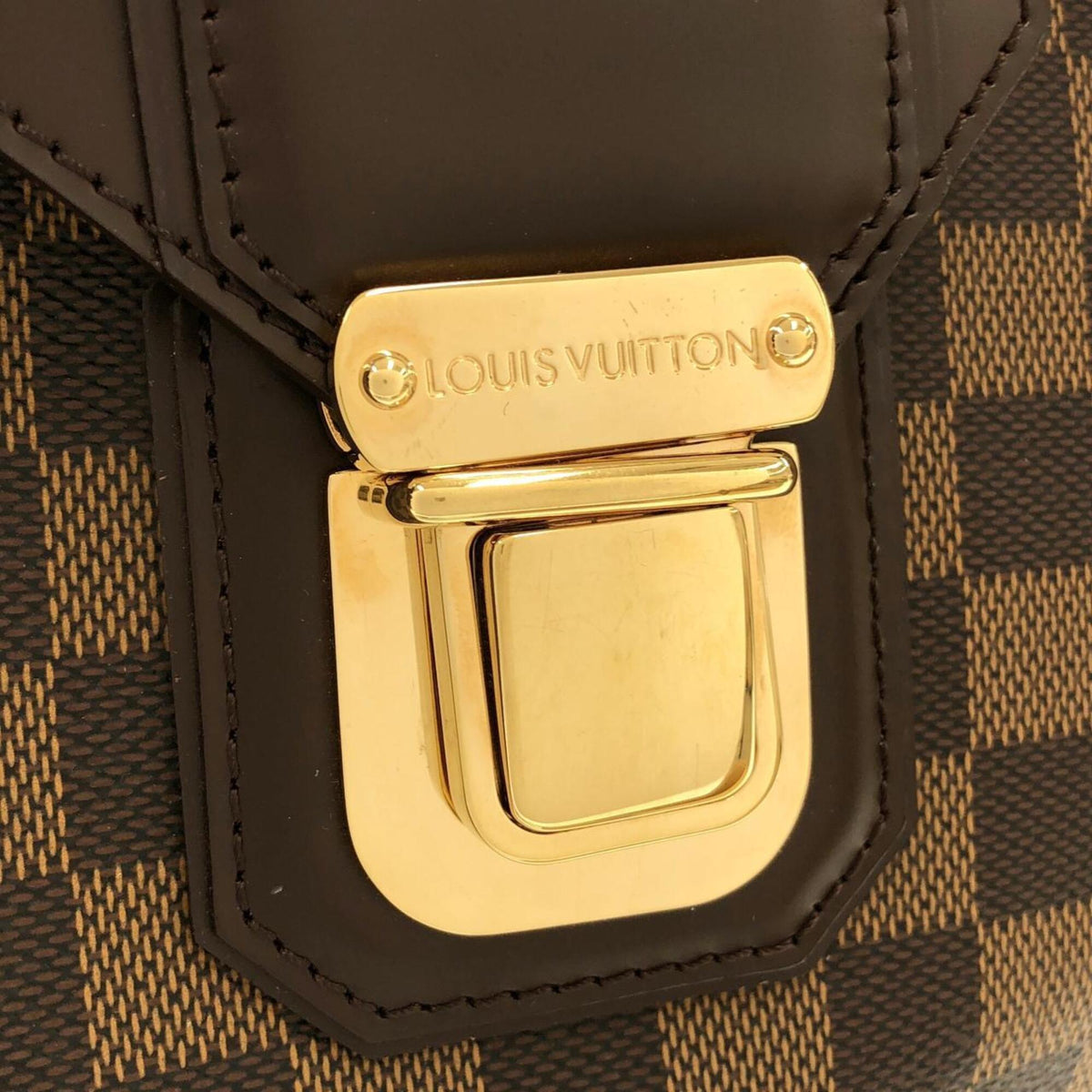 Louis Vuitton Ebene Coated Canvas Handbag (Pre-Owned)