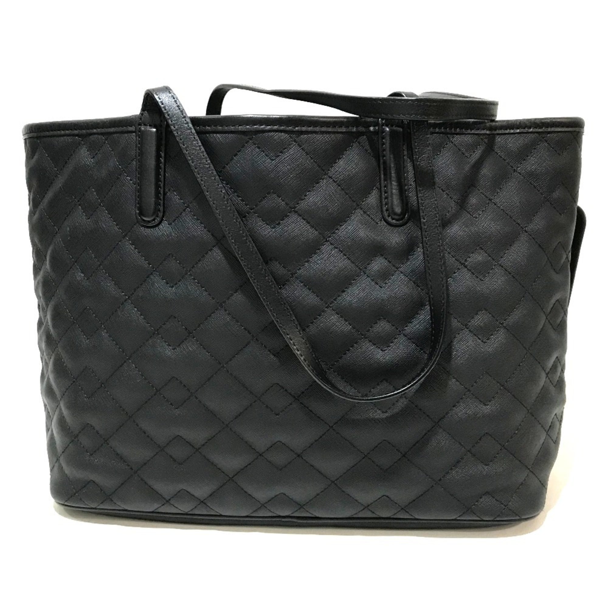 Marc By Marc Jacobs Black Pvc Leather Shoulder Bag Tote Bag (Pre-Owned)