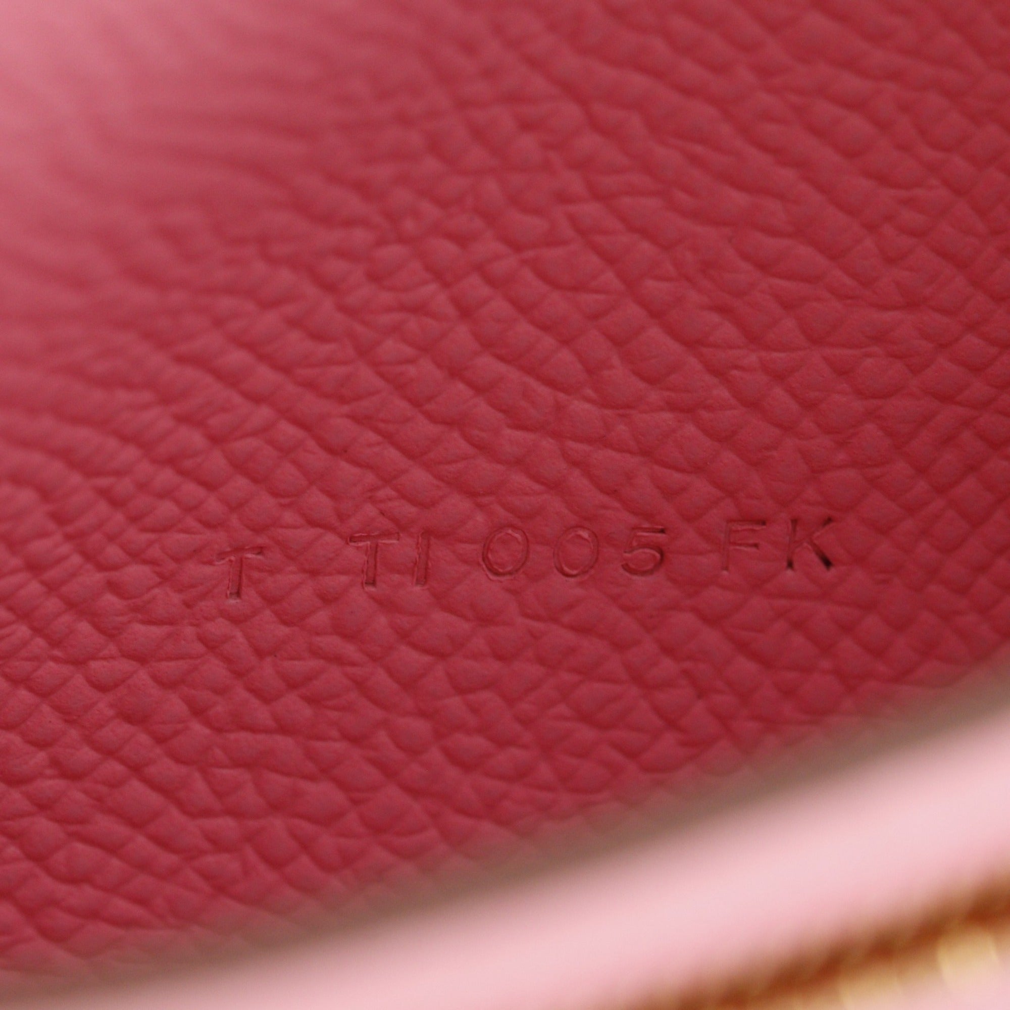 Hermes Pink Rose Confetti Epsom Leather Long Wallet (Bi-Fold) (Pre-Owned)