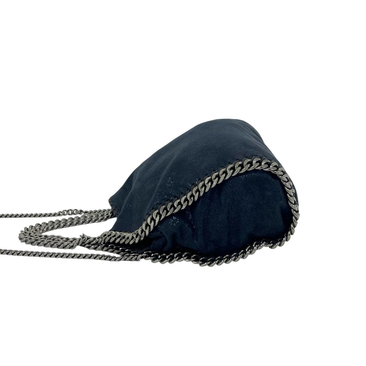 Stella Mccartney Navy Leather Handbag Shoulder Bag (Pre-Owned)