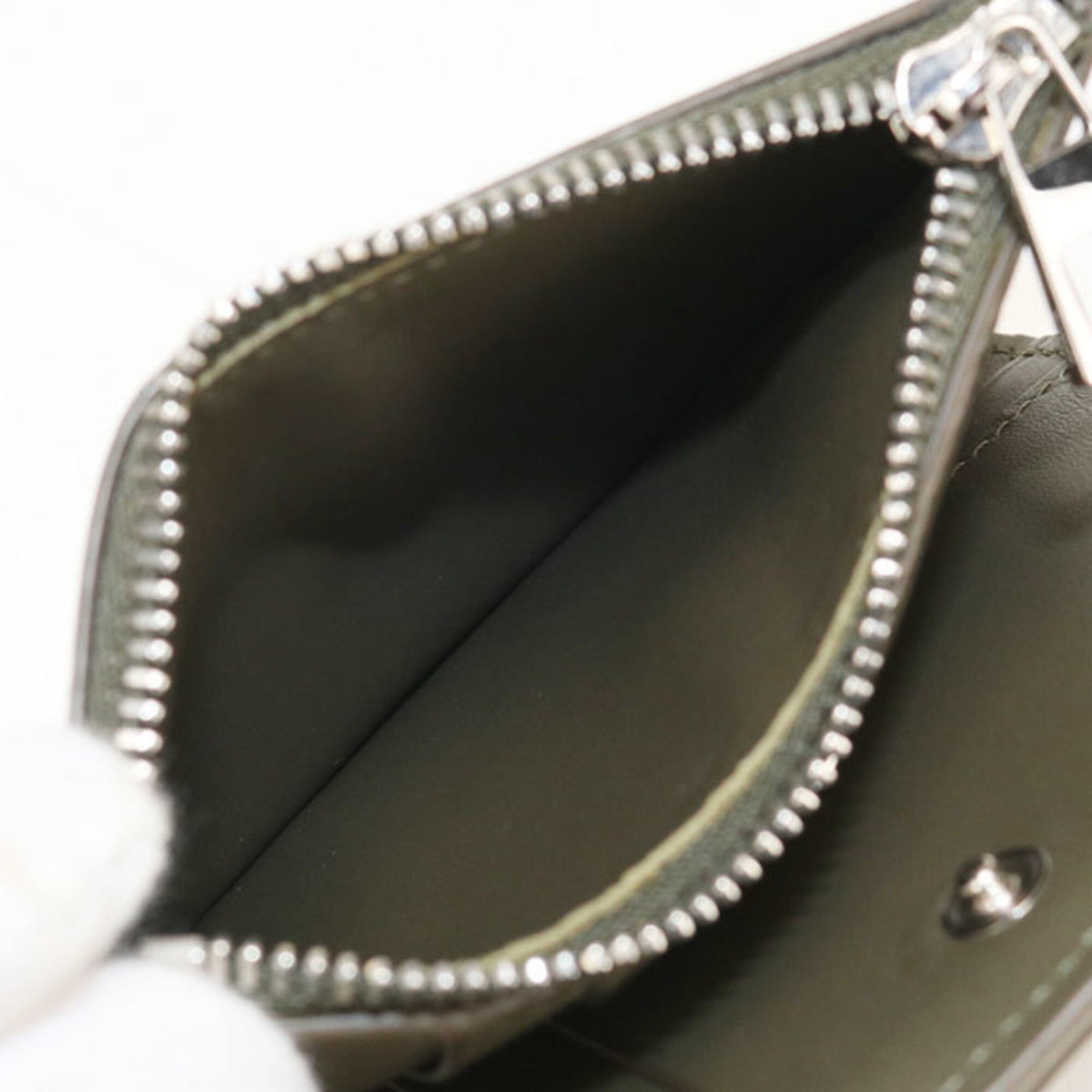 Loewe Khaki Leather Wallet (Bi-Fold) (Pre-Owned)