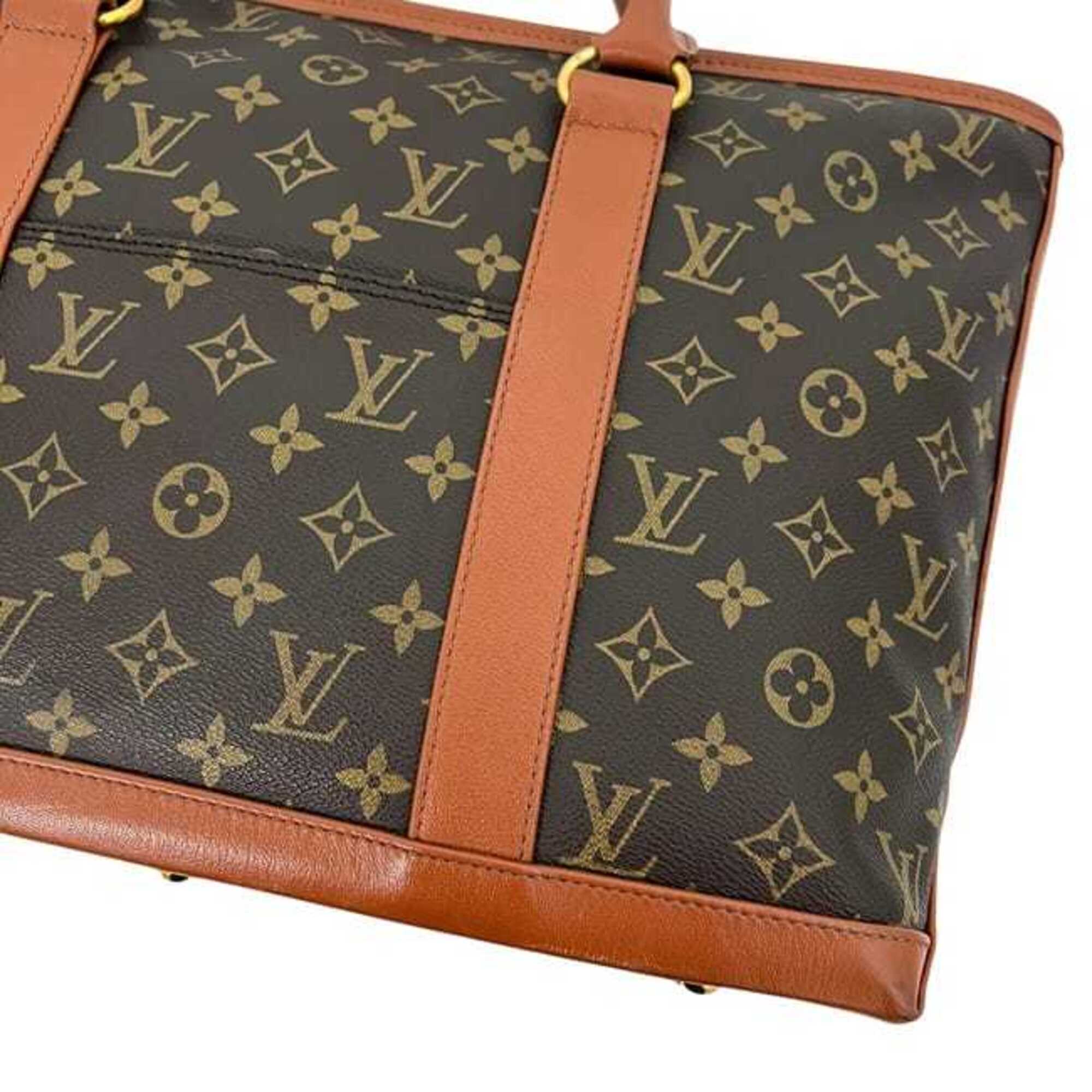 Louis Vuitton Brown Monogram Canvas Tote Bag (Pre-Owned)