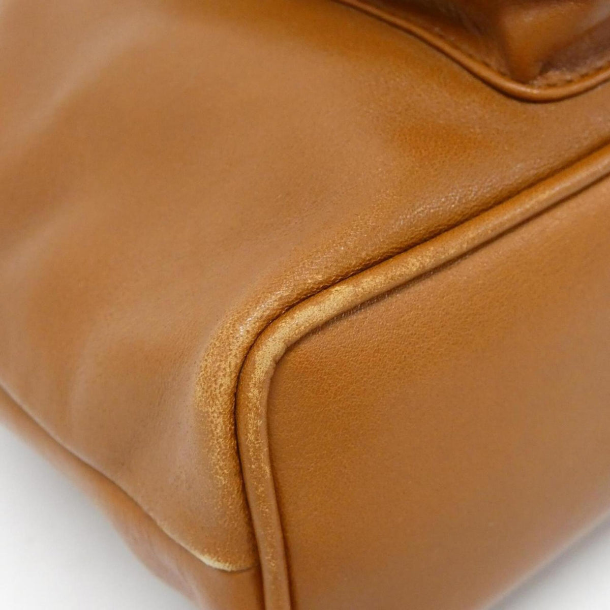 Gucci Light Brown Leather Backpack (Pre-Owned)