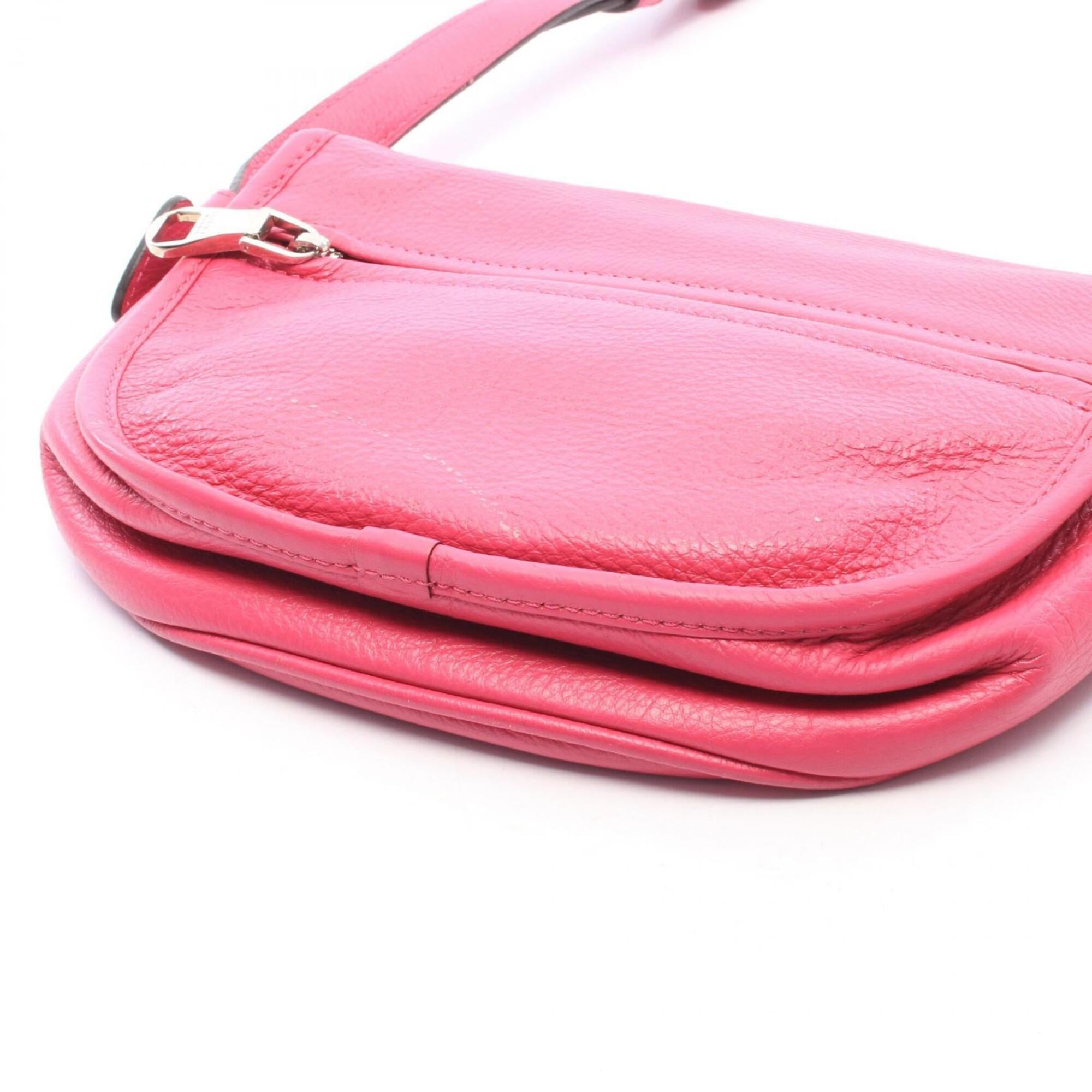Loewe Pink Leather Handbag Shoulder Bag (Pre-Owned)