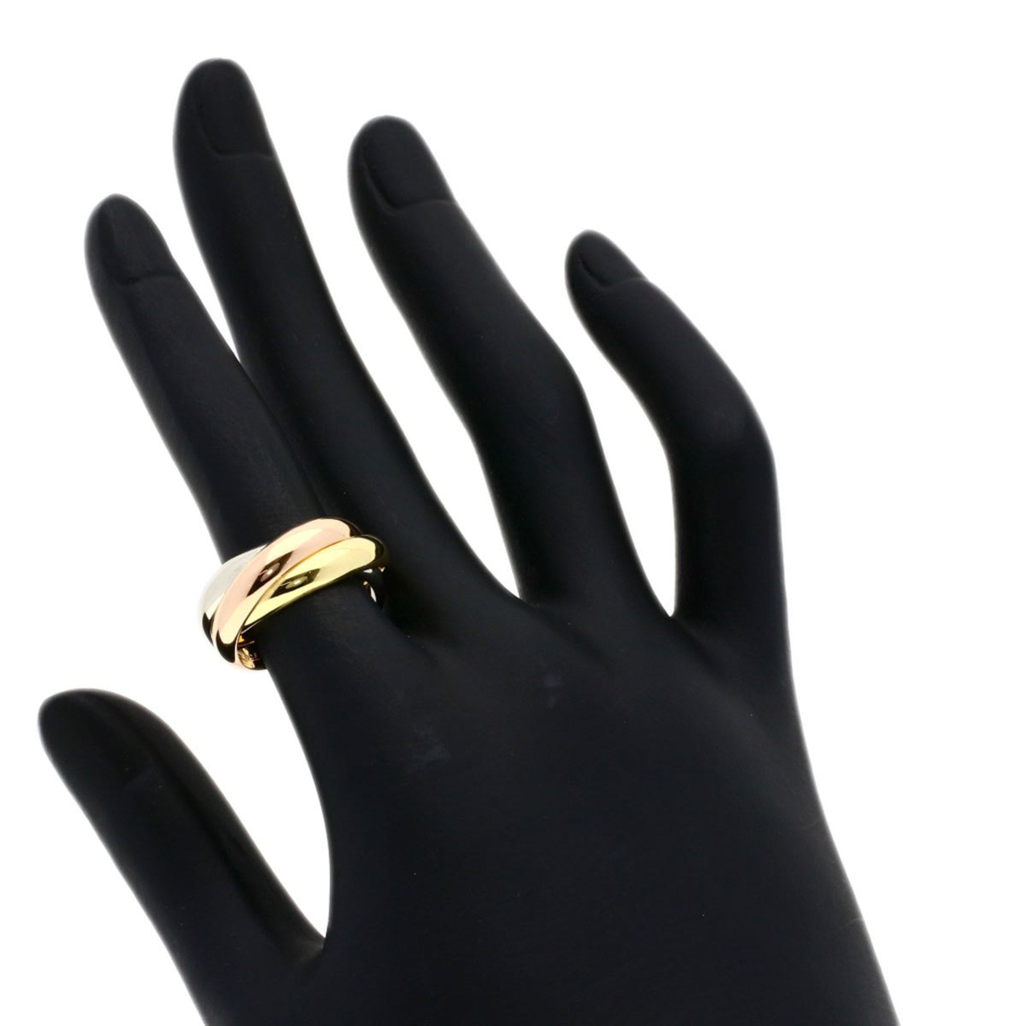 Cartier Pink Gold (18K) White Gold (18K) Yellow Gold (18K) Band Ring (Pre-Owned)