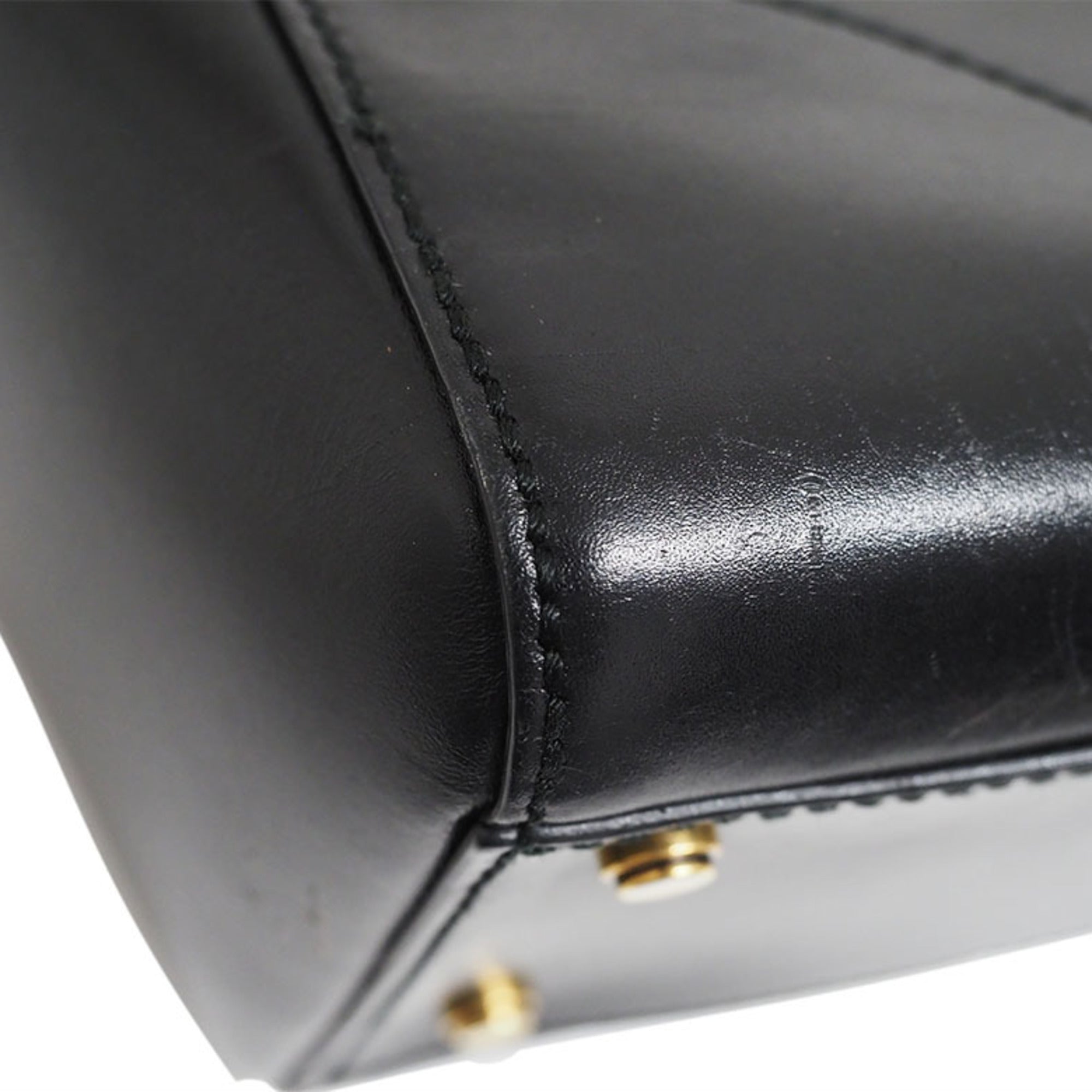 Gucci Black Leather Handbag (Pre-Owned)