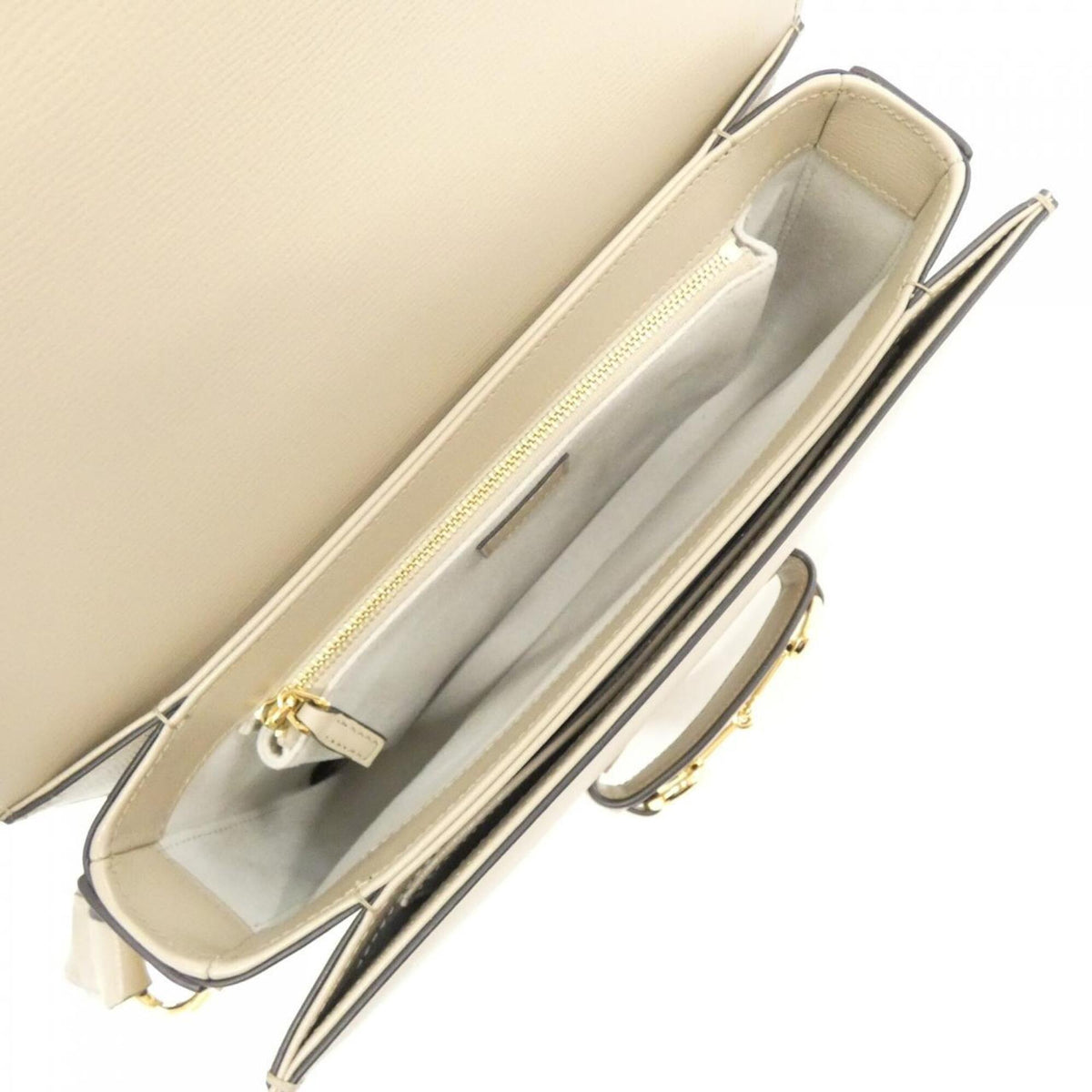 Gucci Beige Leather Shoulder Bag (Pre-Owned)
