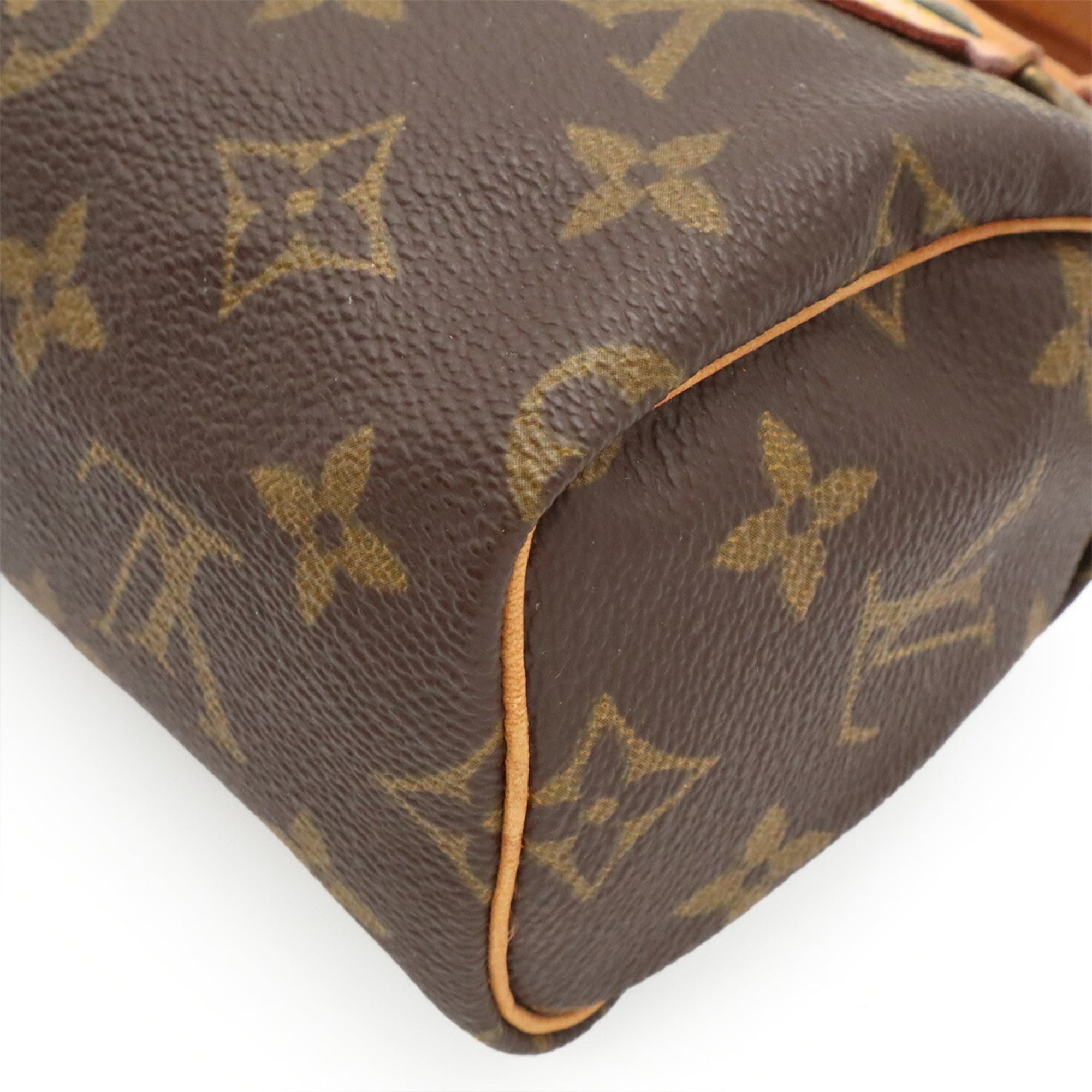 Louis Vuitton Brown Monogram Mini Handbag Pouch Shoulder Bag (Pre-Owned)