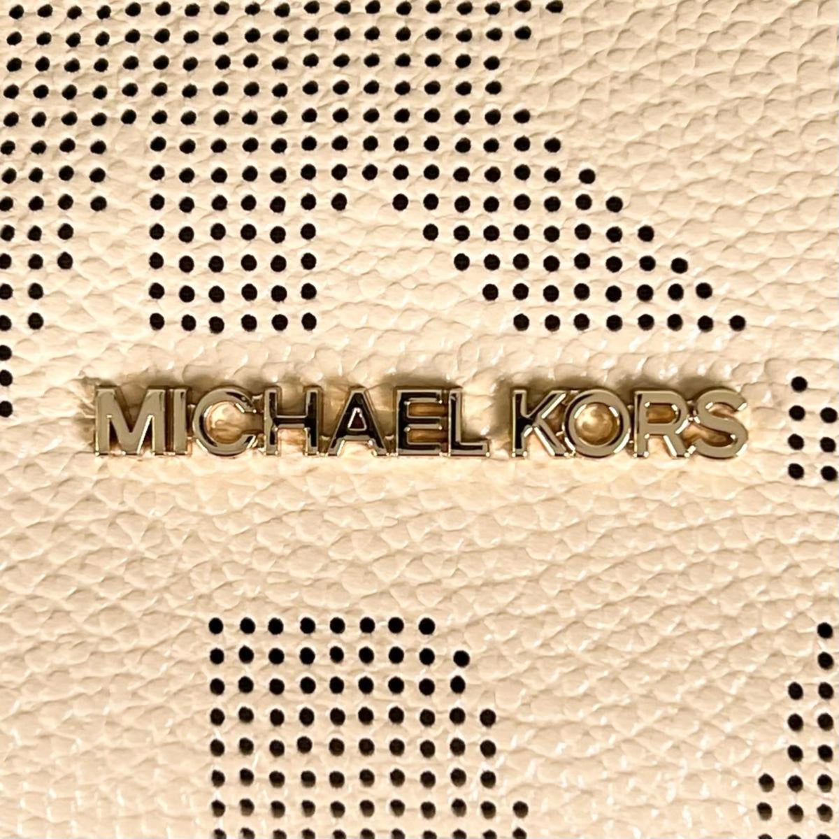 Michael Kors Beige Leather Tote Bag (Pre-Owned)