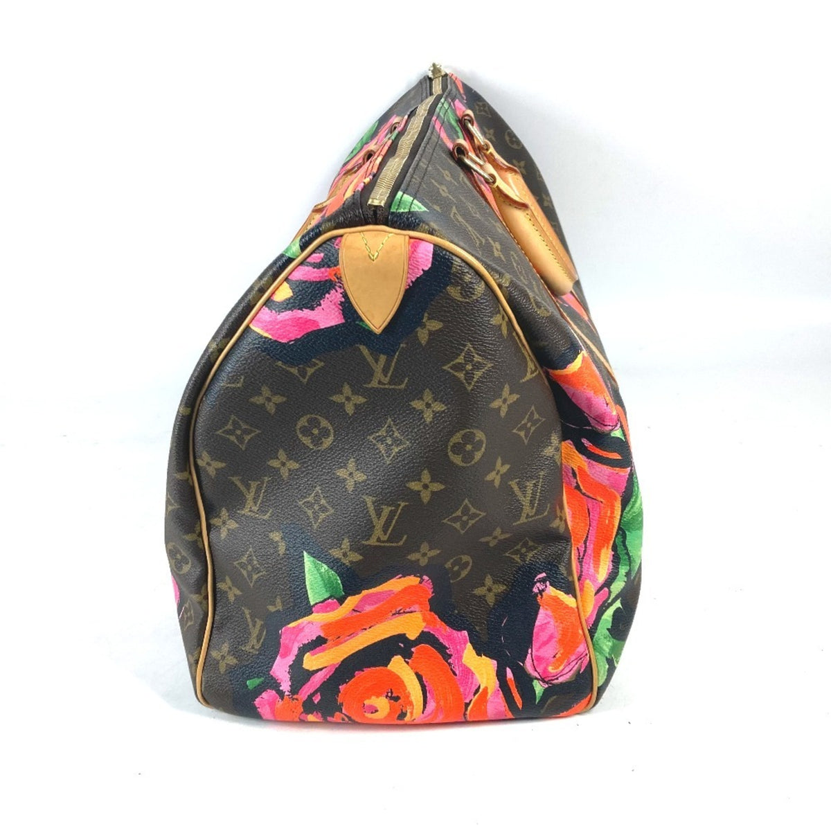 Louis Vuitton Brown Pink Monogram Boston Bag (Pre-Owned)