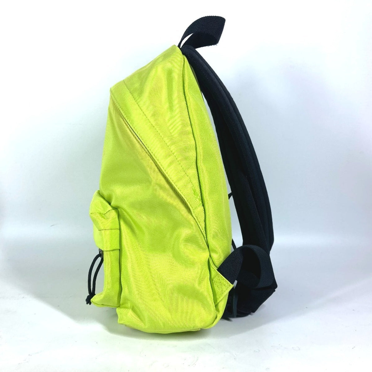 Balenciaga Black Yellow Nylon Canvas Backpack (Pre-Owned)