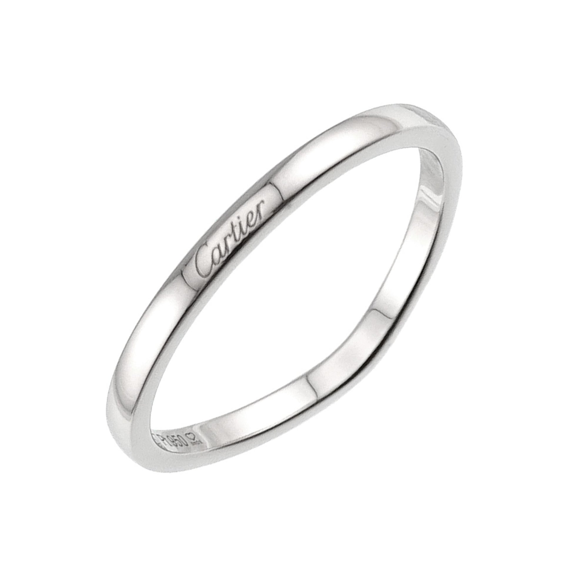 Cartier Platinum 950 Band Ring (Pre-Owned)