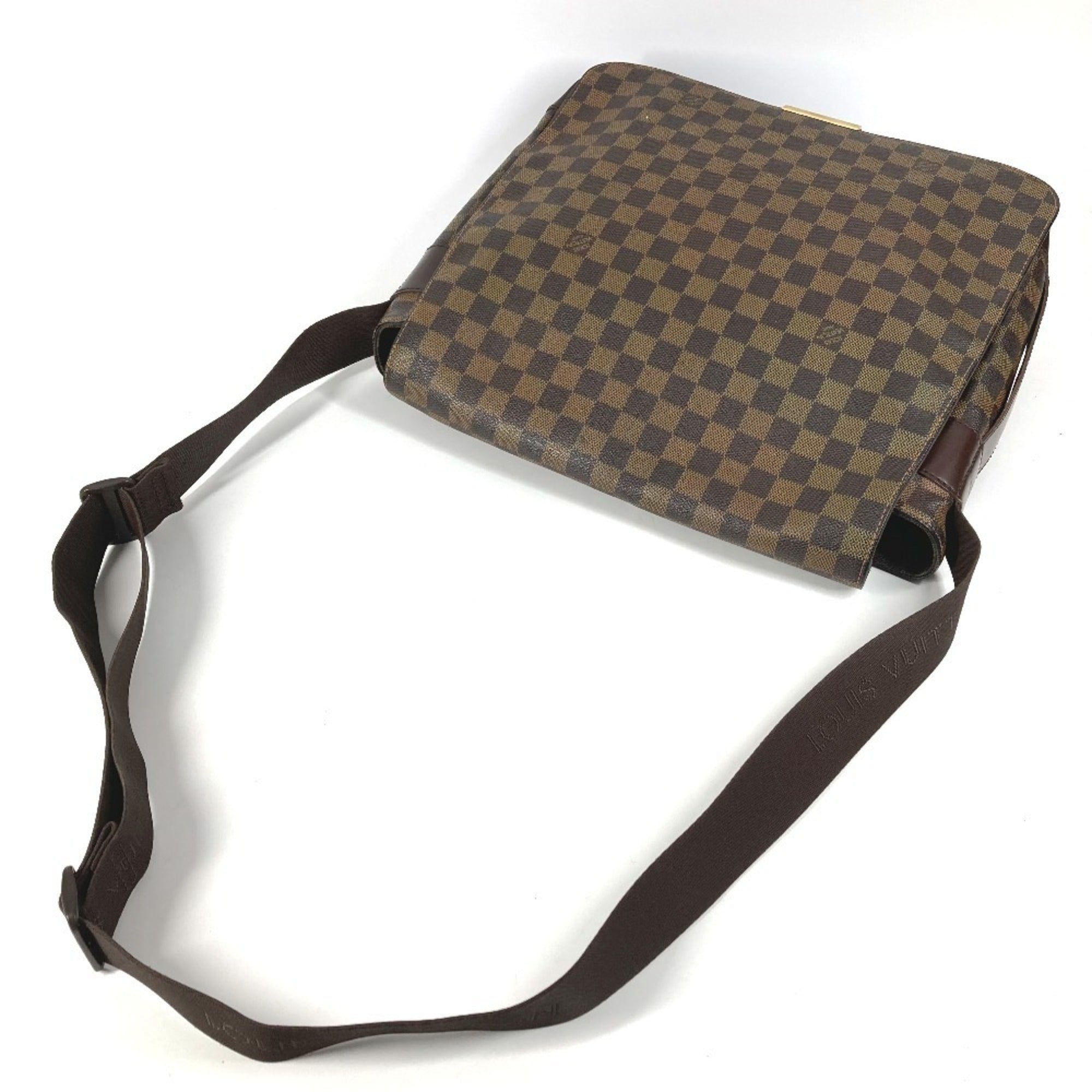 Louis Vuitton Brown Damier Canvas Messenger Bag Shoulder Bag (Pre-Owned)