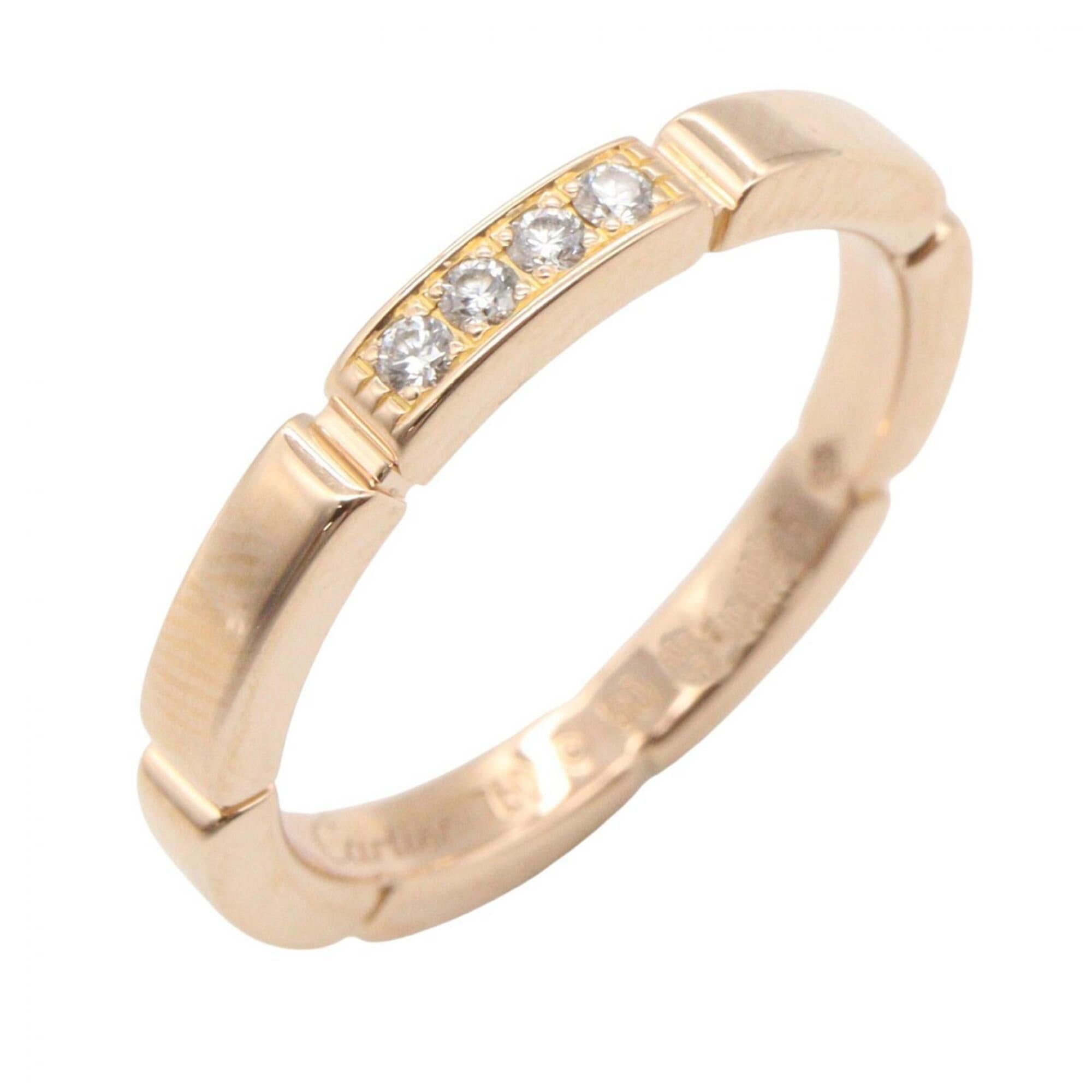 Cartier Gold Clear Pink Gold (18K) Band Ring (Pre-Owned)