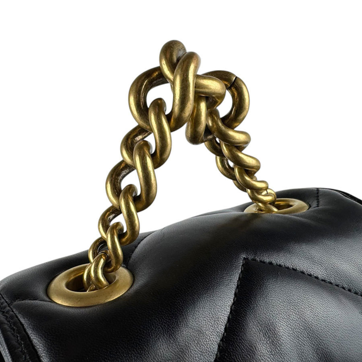 Gucci Black Leather Backpack (Pre-Owned)