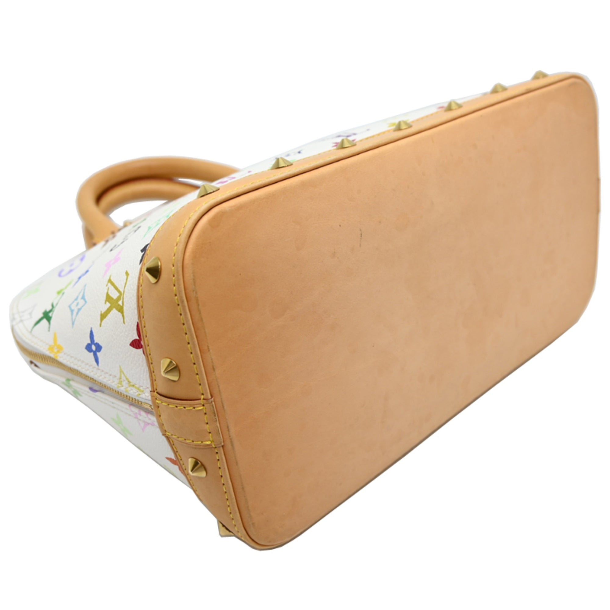 Louis Vuitton Blanc Monogram Multicolore Handbag (Pre-Owned)