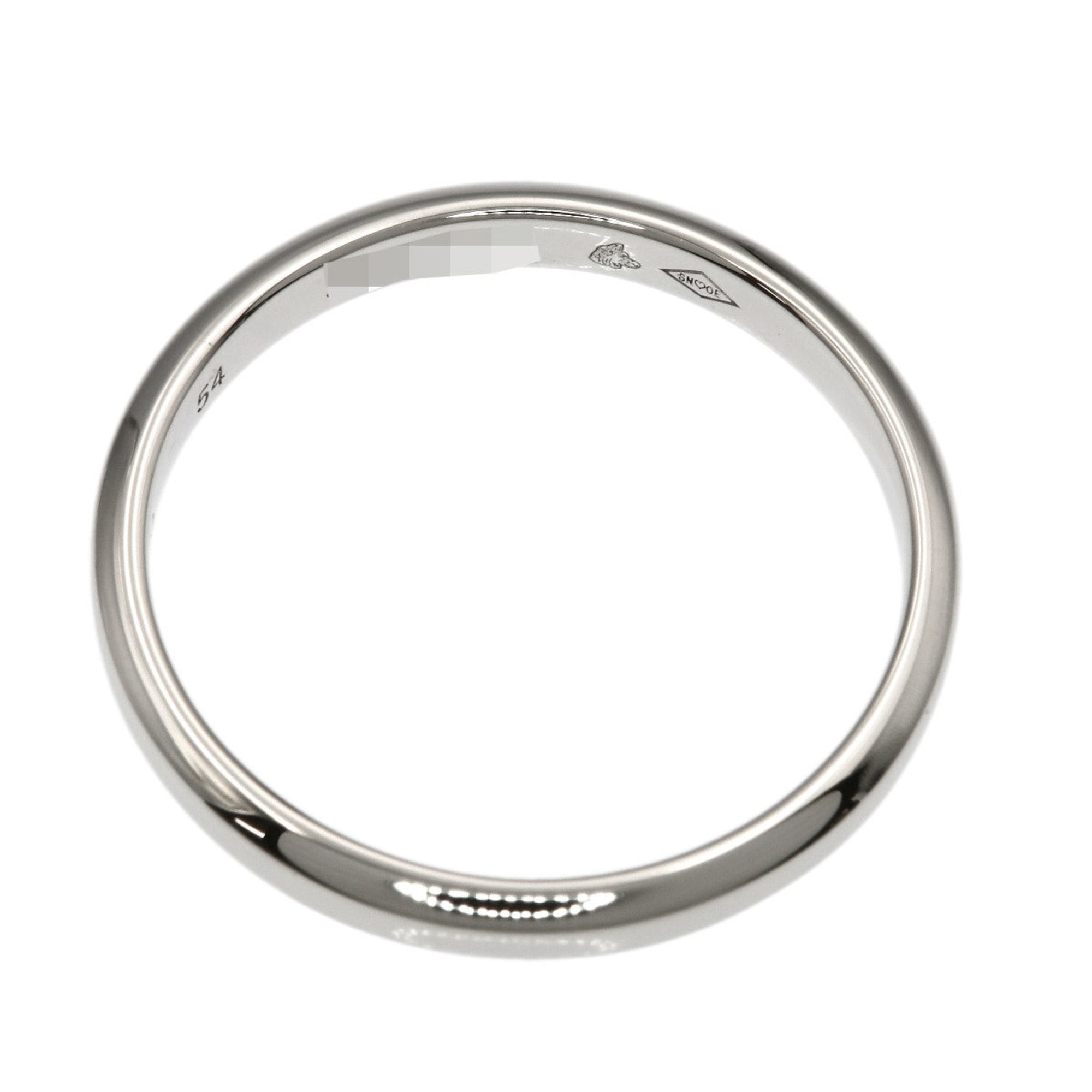 Van Cleef & Arpels Platinum 950 Band Ring (Pre-Owned)