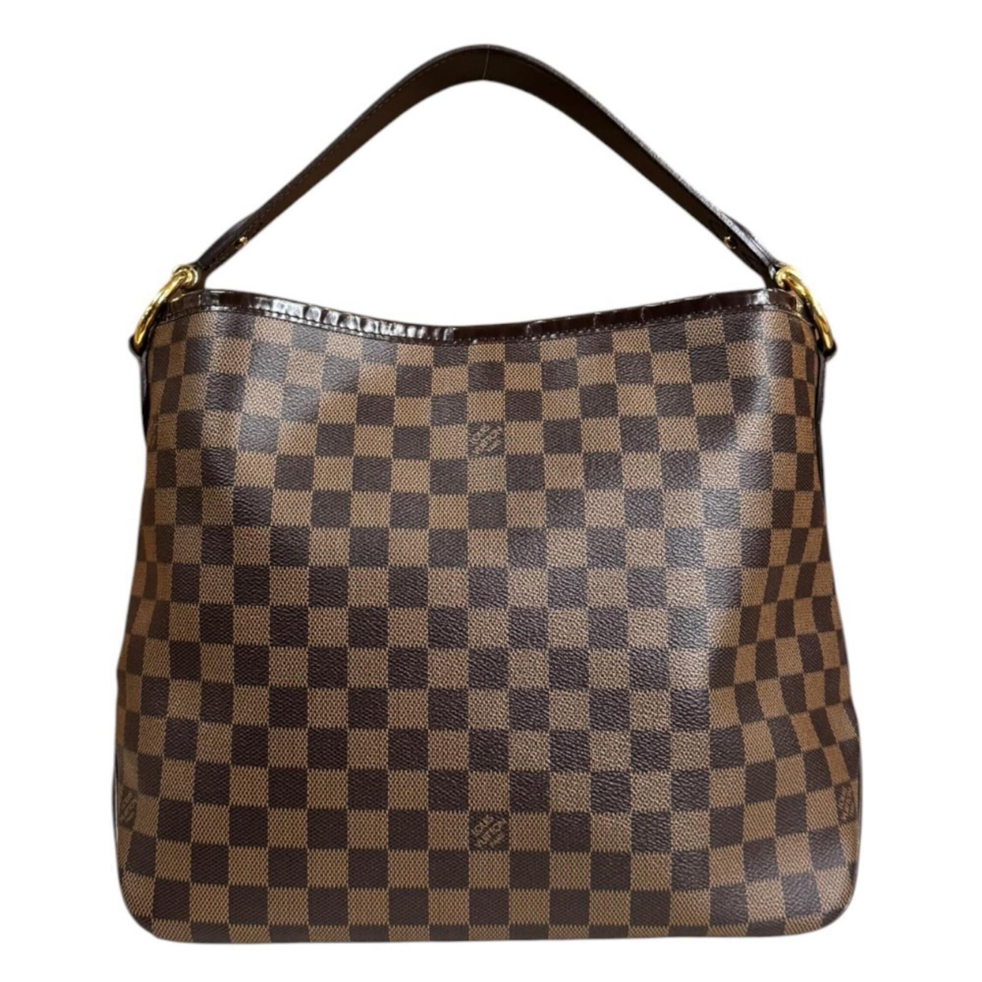 Louis Vuitton Damier Brown Damier Canvas Damier Canvas Shoulder Bag (Pre-Owned)