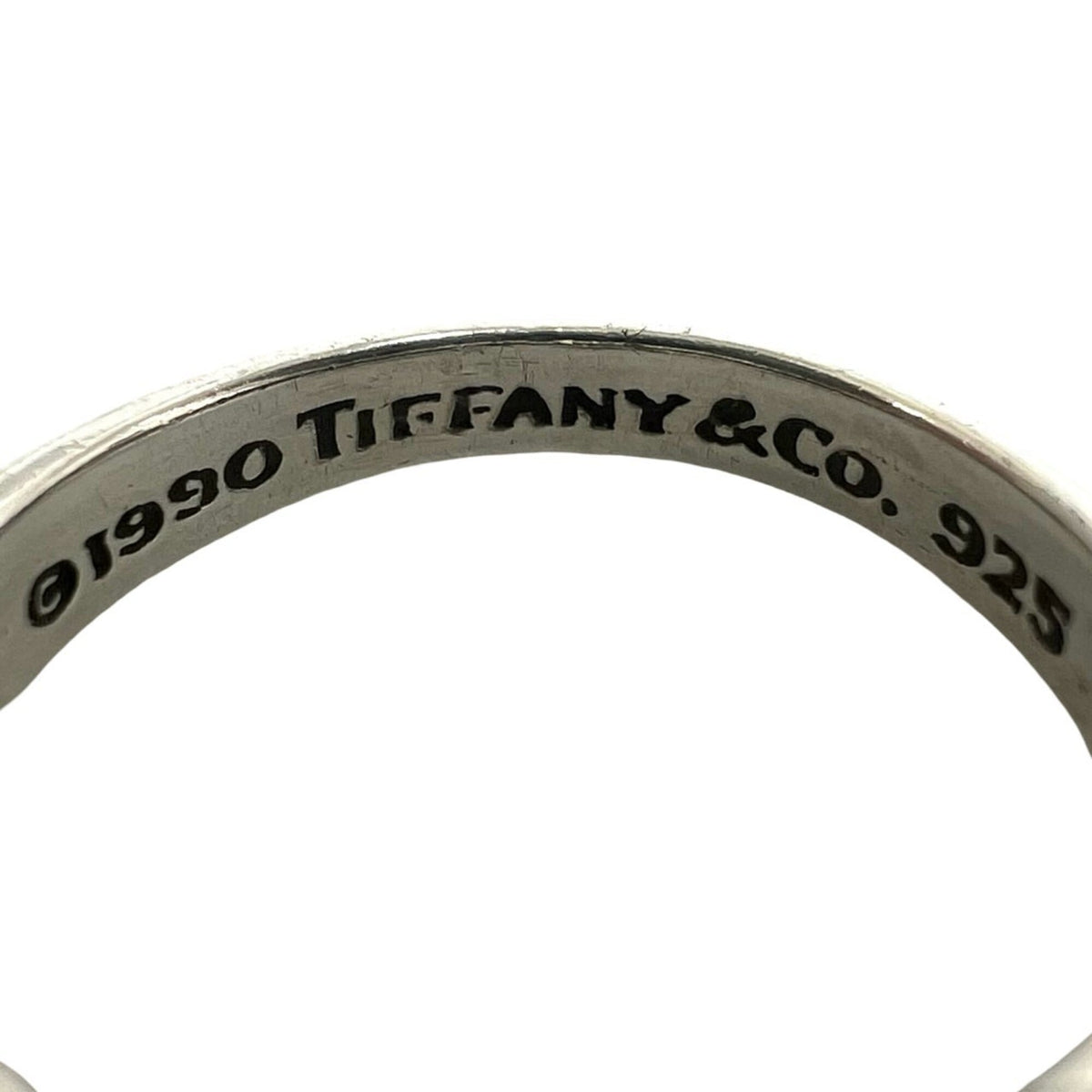 Tiffany Silver Silver 925 Band Ring (Pre-Owned)