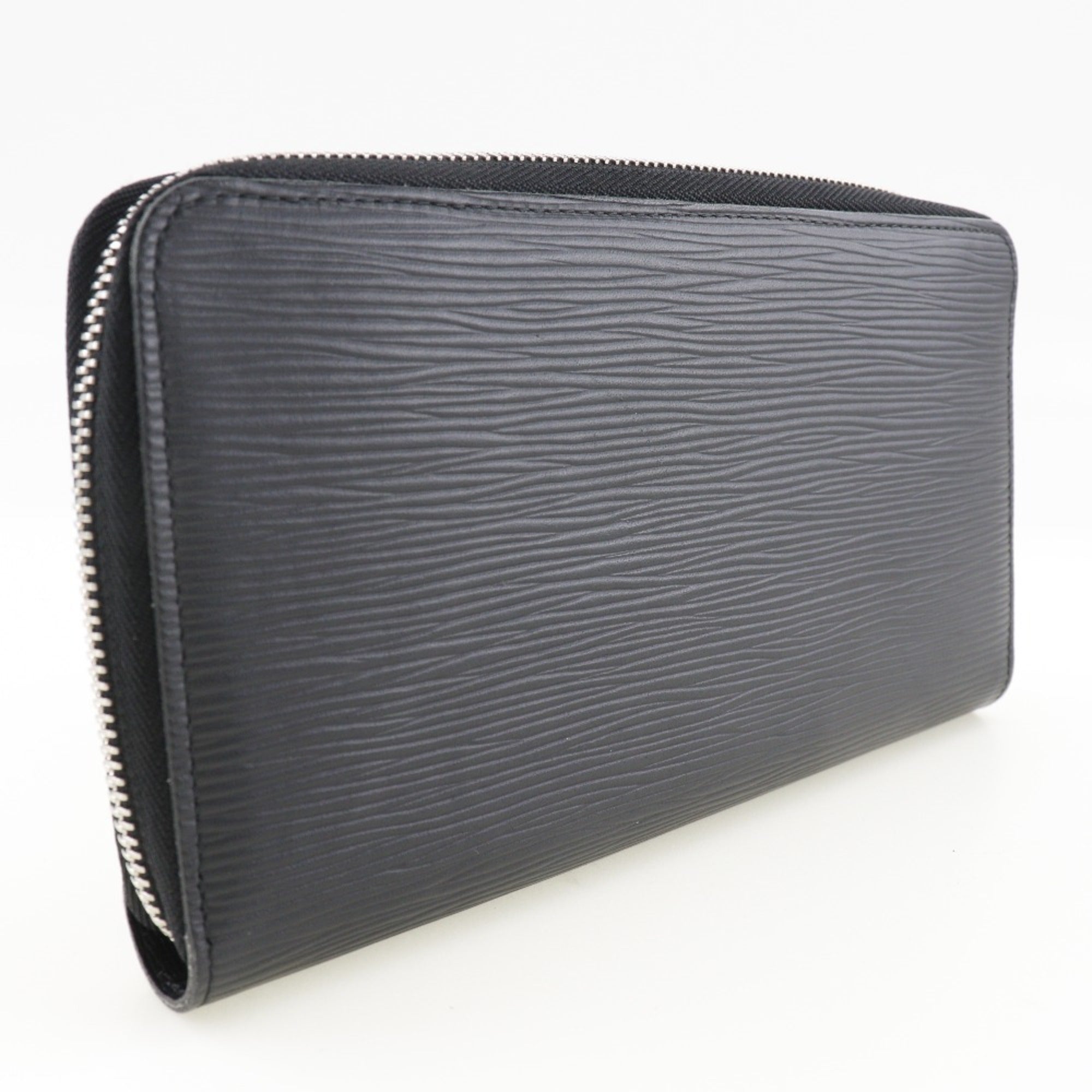 Louis Vuitton Black Noir Epi Leather Long Bill Wallet (Bi-Fold) (Pre-Owned)