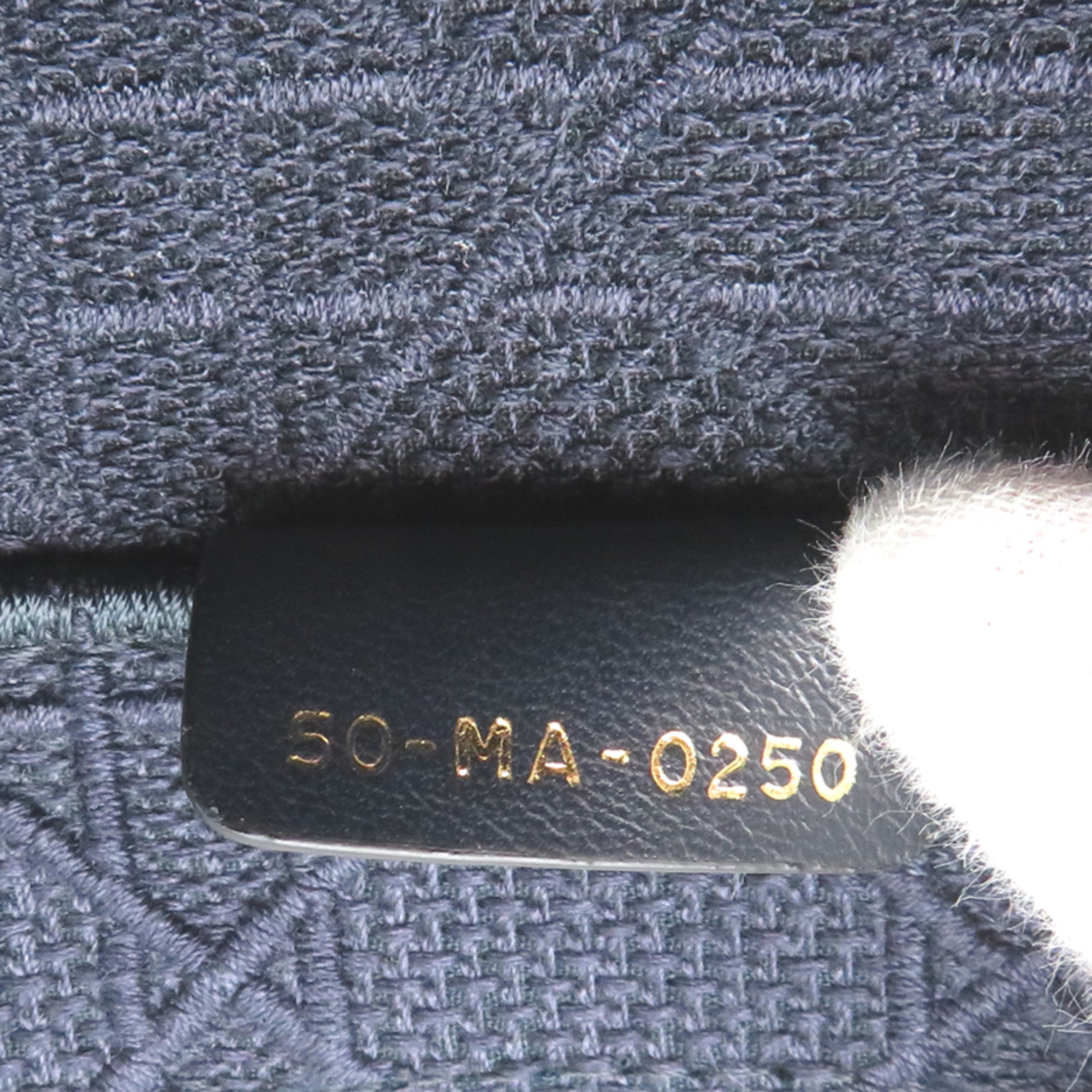 Christian Dior Navy Canvas Tote Bag (Pre-Owned)