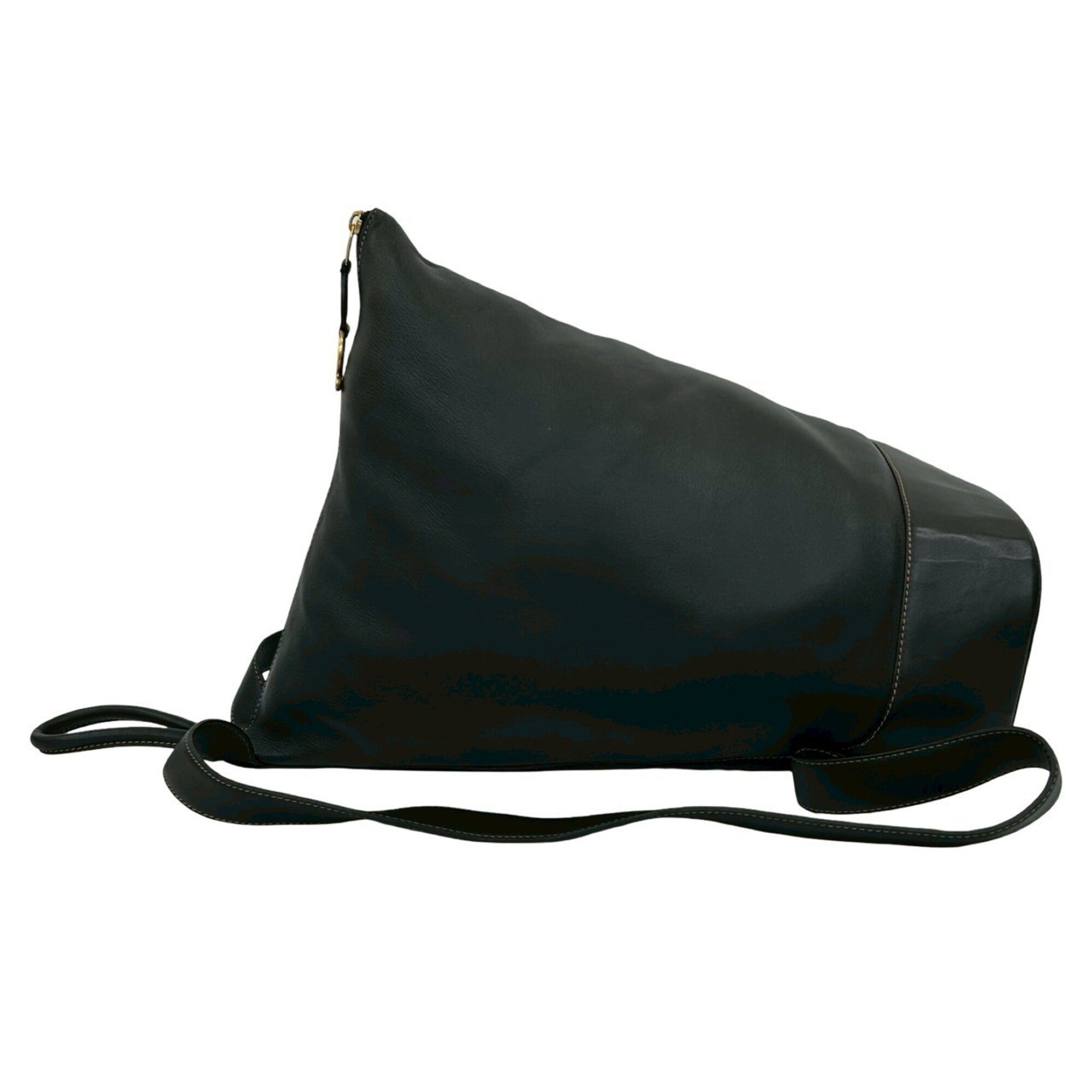 Loewe Black Leather Backpack Pouch (Pre-Owned)