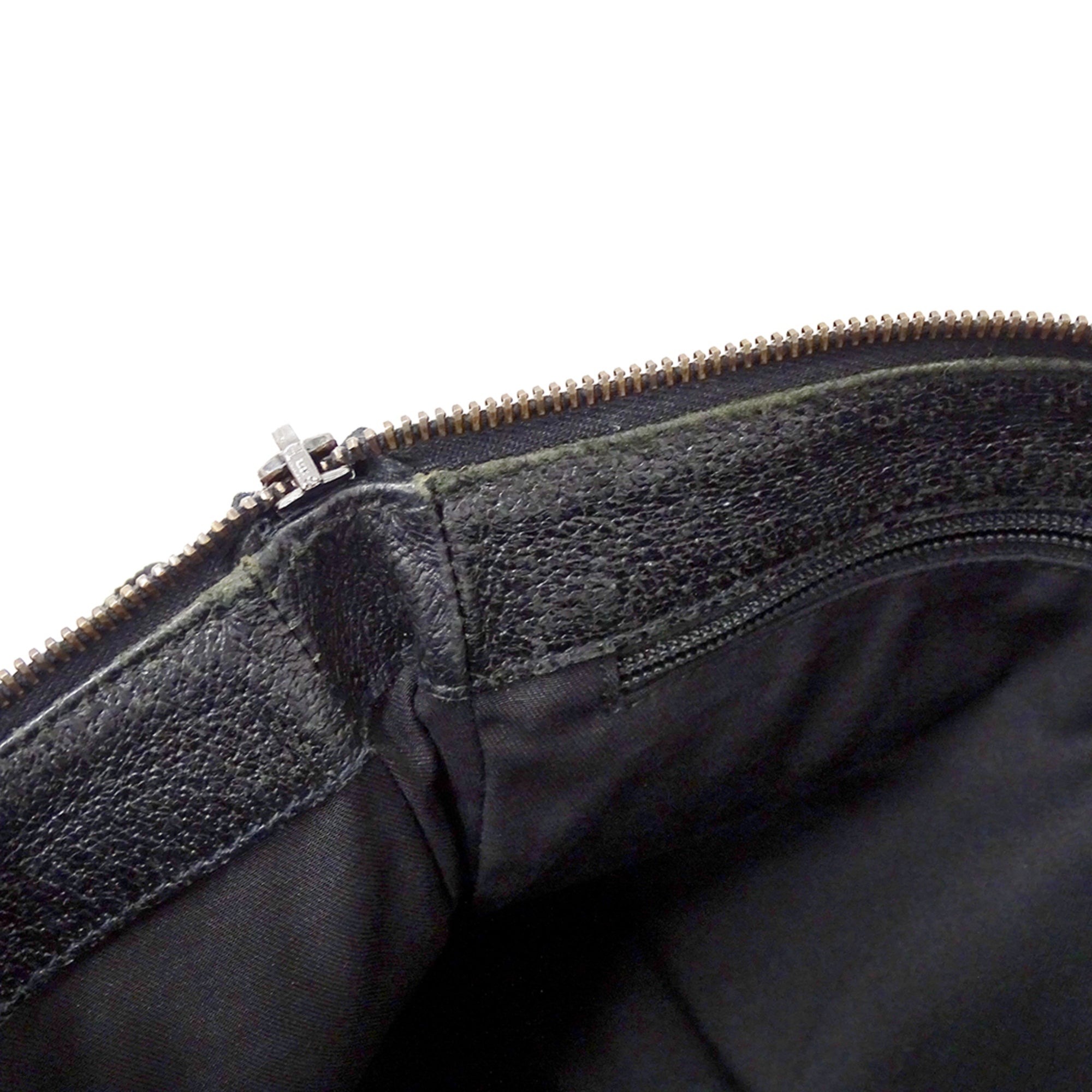 Gucci Black Gg Canvas Handbag Shoulder Bag (Pre-Owned)