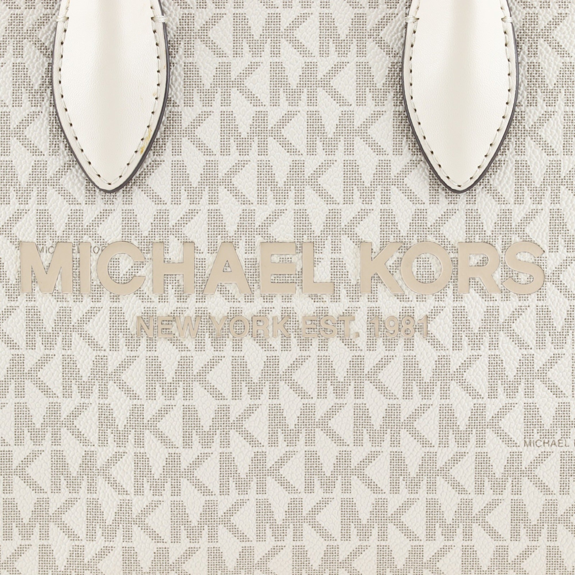 Michael Kors White Pvc Handbag (Pre-Owned)