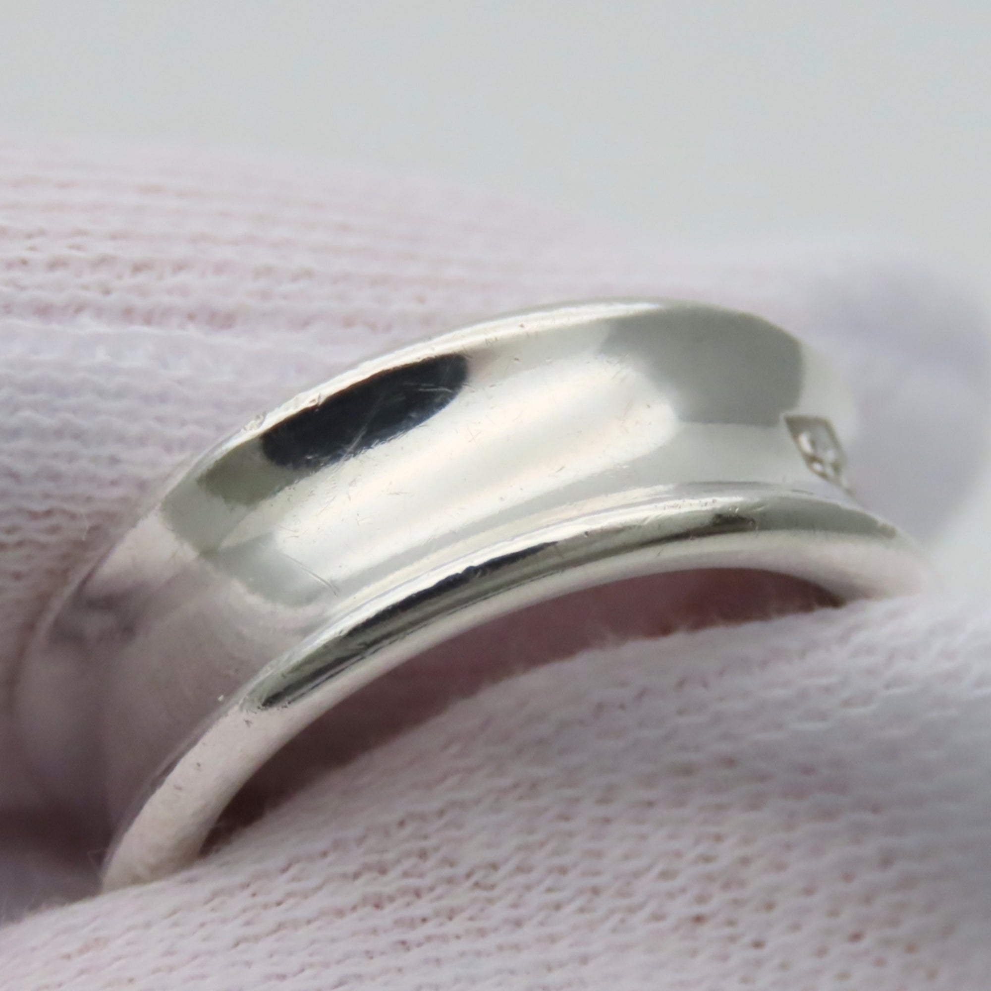 Tiffany Silver Silver 925 Band Ring (Pre-Owned)