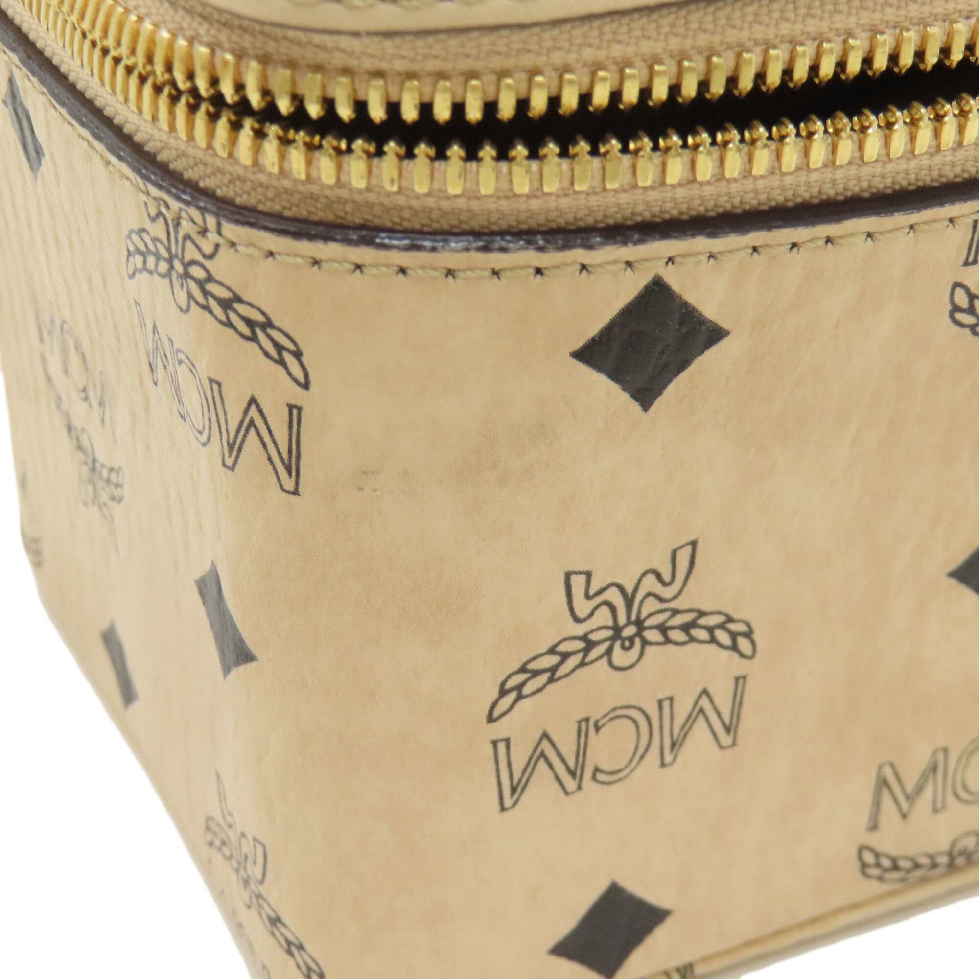 Mcm Beige Pvc Handbag (Pre-Owned)