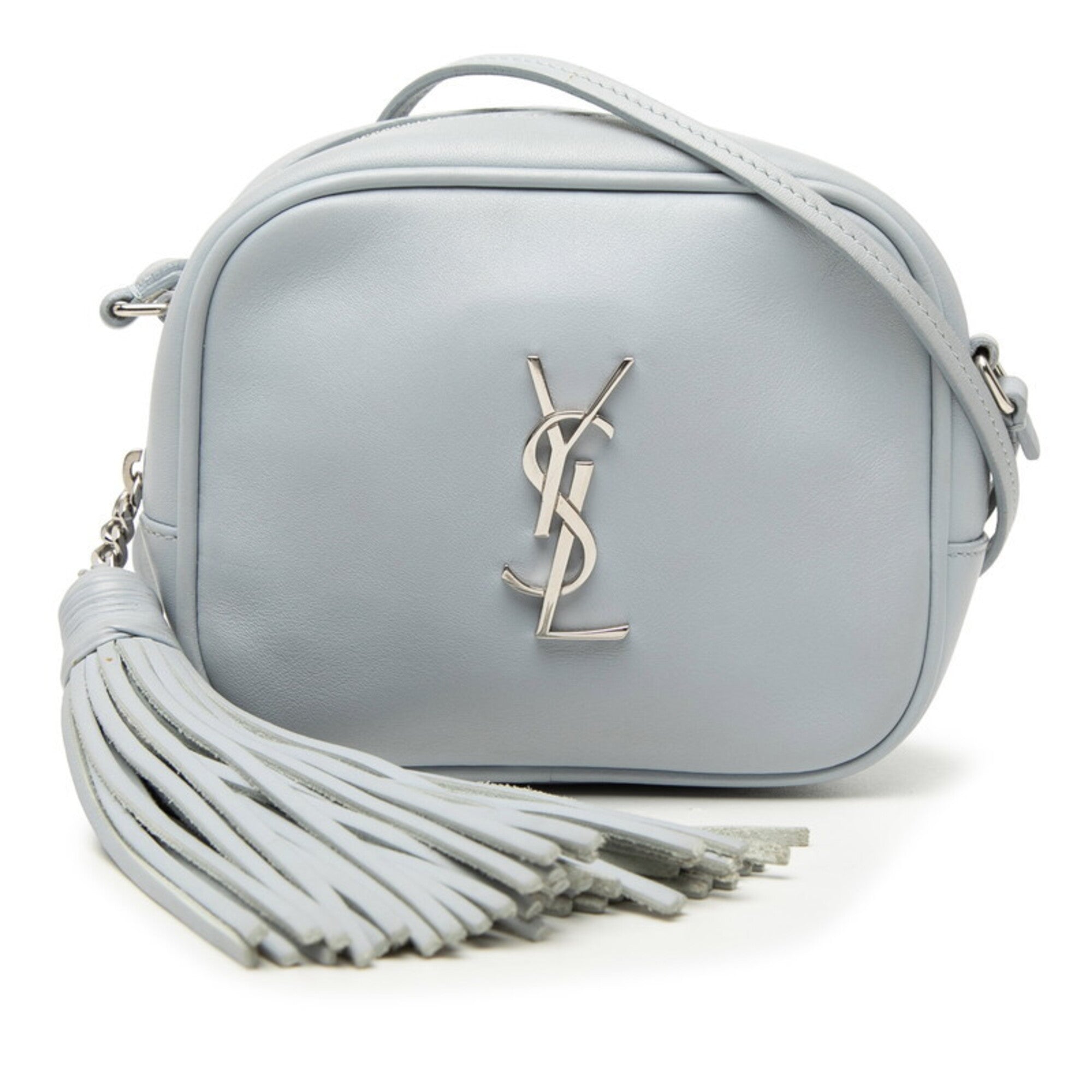 Saint Laurent Blue Leather Shoulder Bag (Pre-Owned)