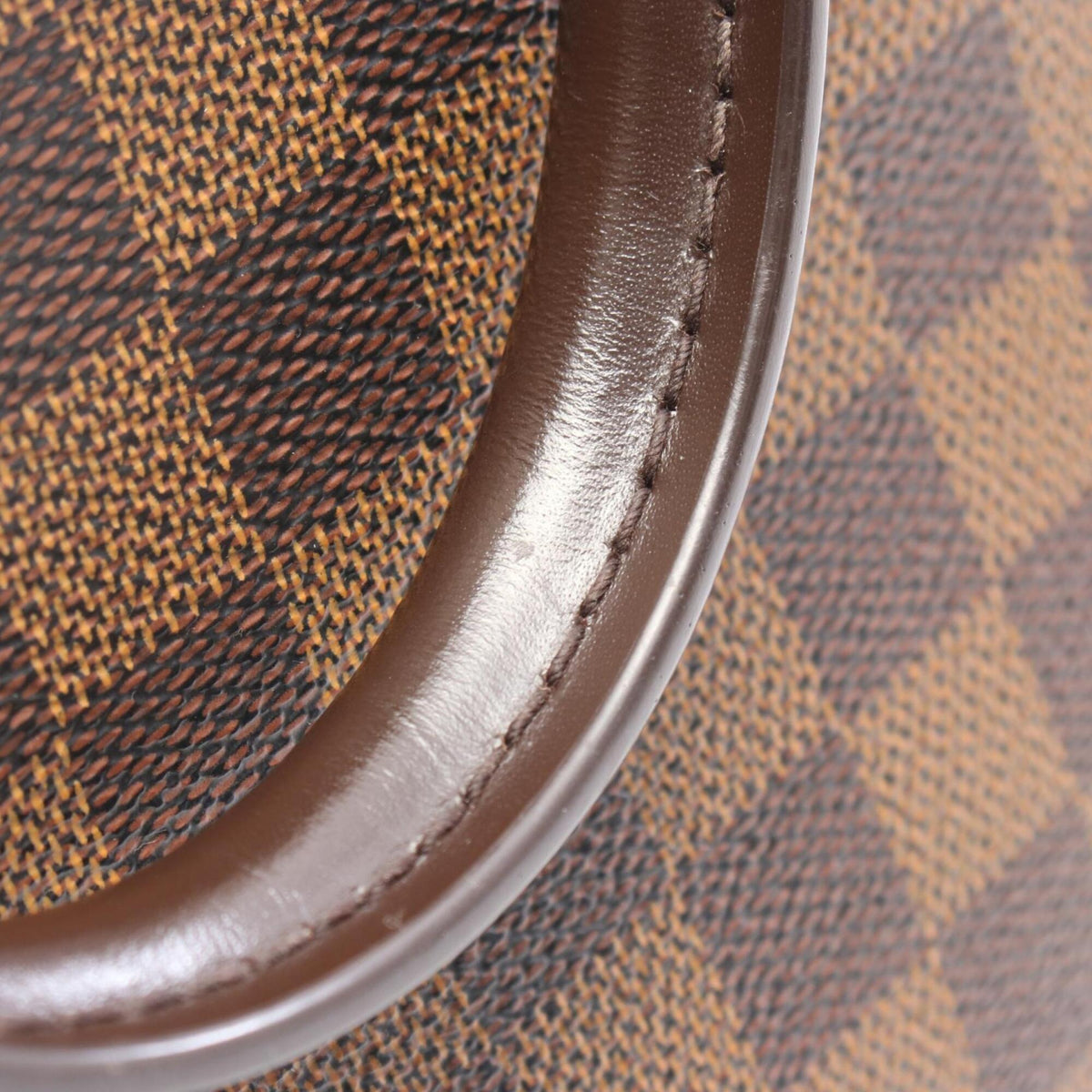 Louis Vuitton Brown Damier Canvas Coated Canvas Handbag (Pre-Owned)