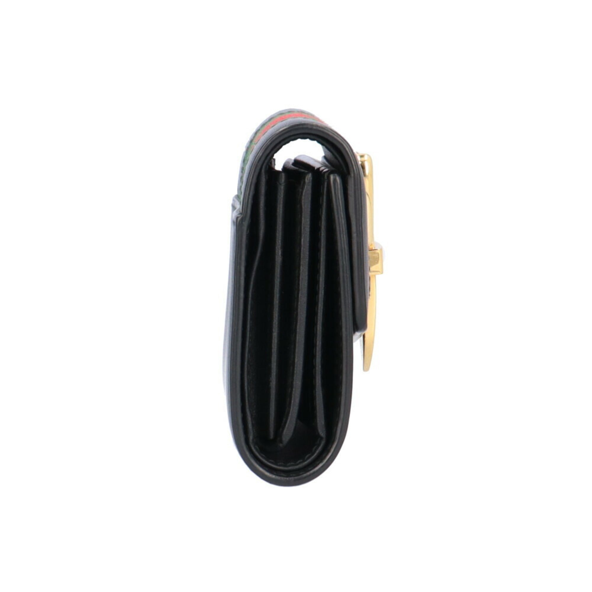 Gucci Black Leather Wallet (Tri-Fold) (Pre-Owned)