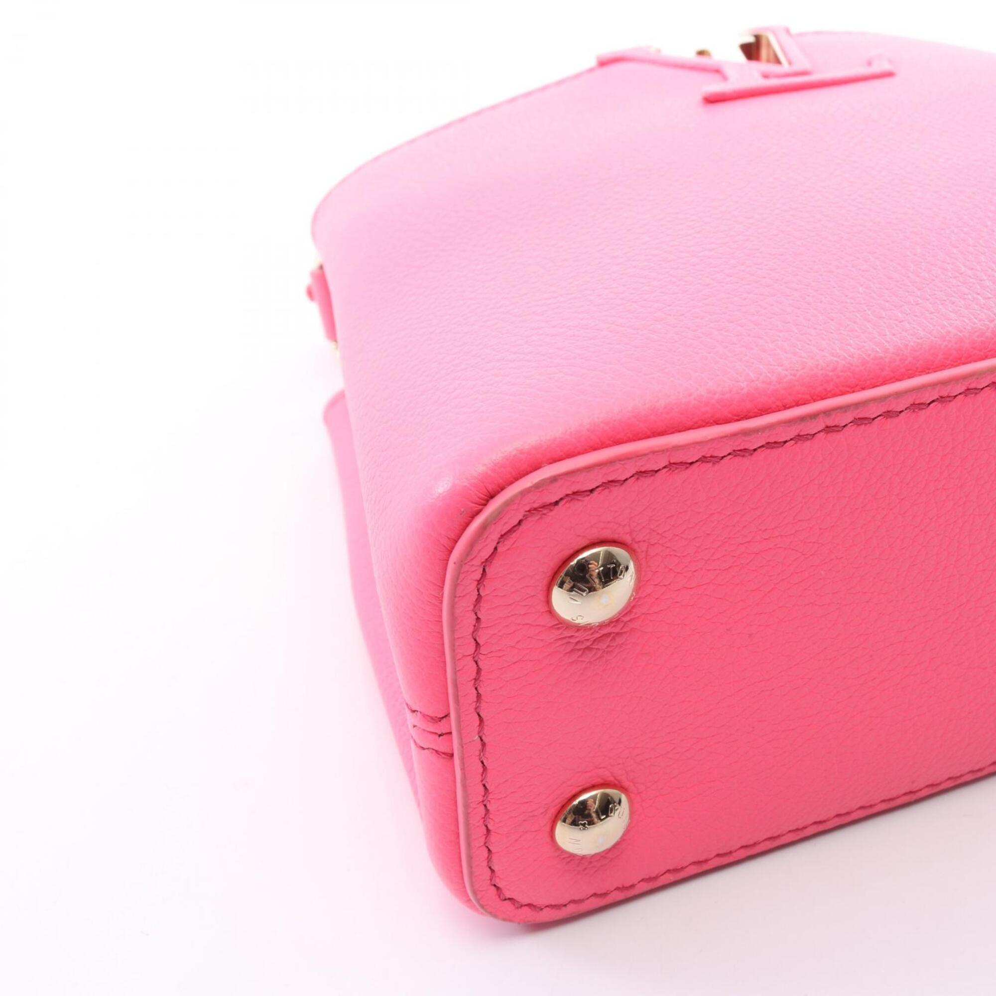 Louis Vuitton Pink Leather Handbag (Pre-Owned)