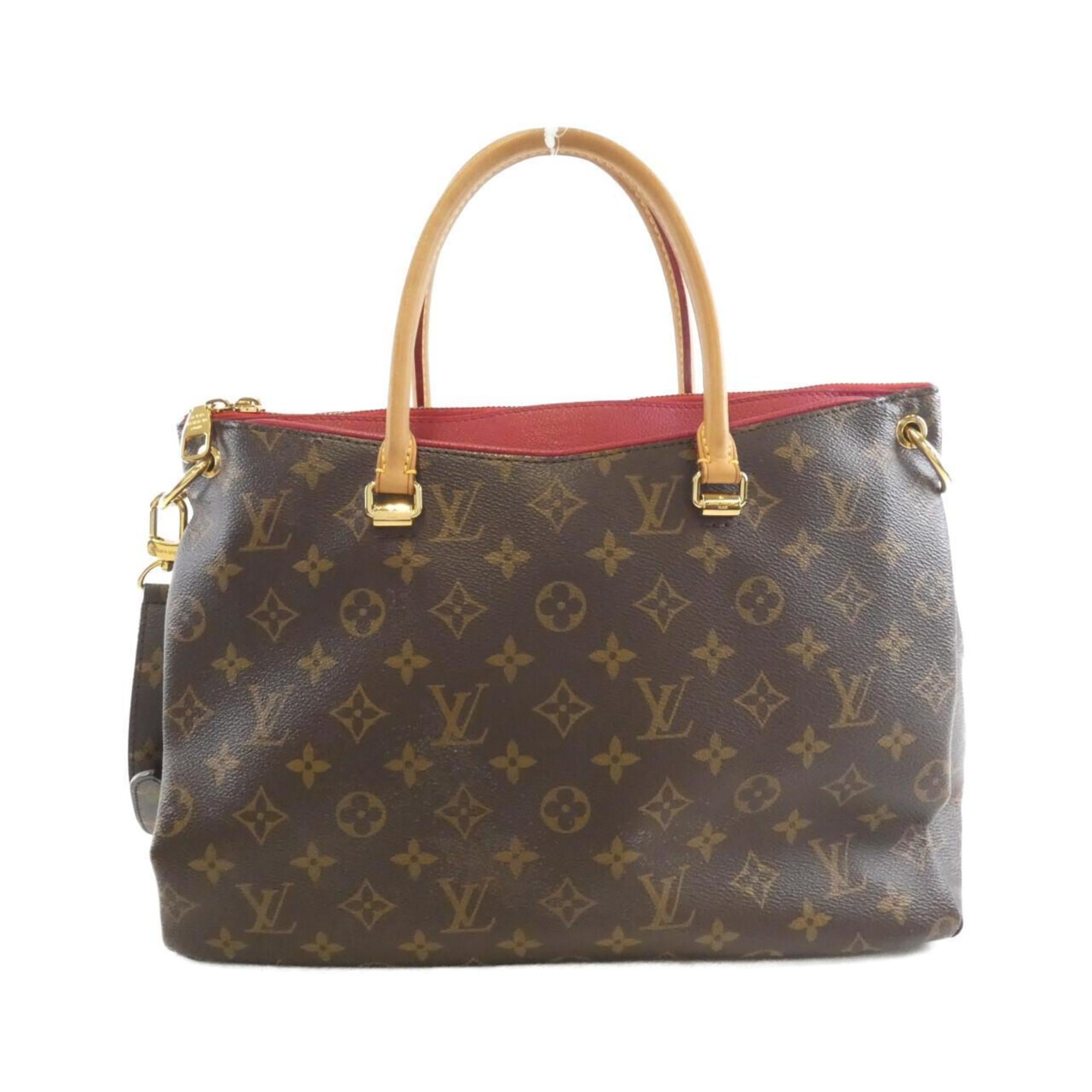 Louis Vuitton Cerise Marron Coated Canvas Handbag (Pre-Owned)