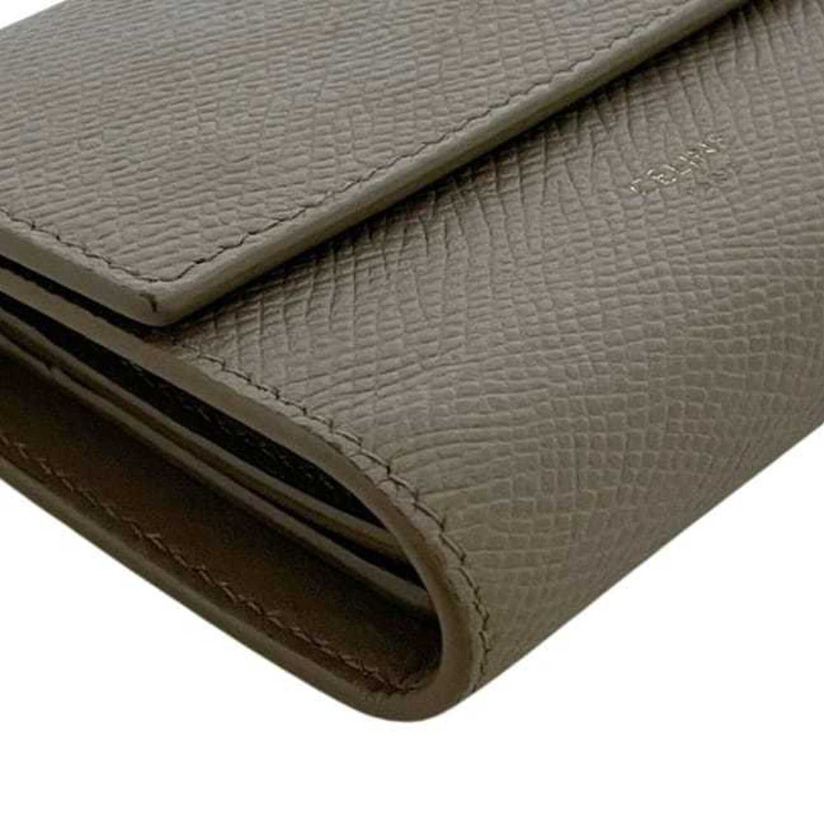 Celine Beige Leather Wallet (Tri-Fold) (Pre-Owned)