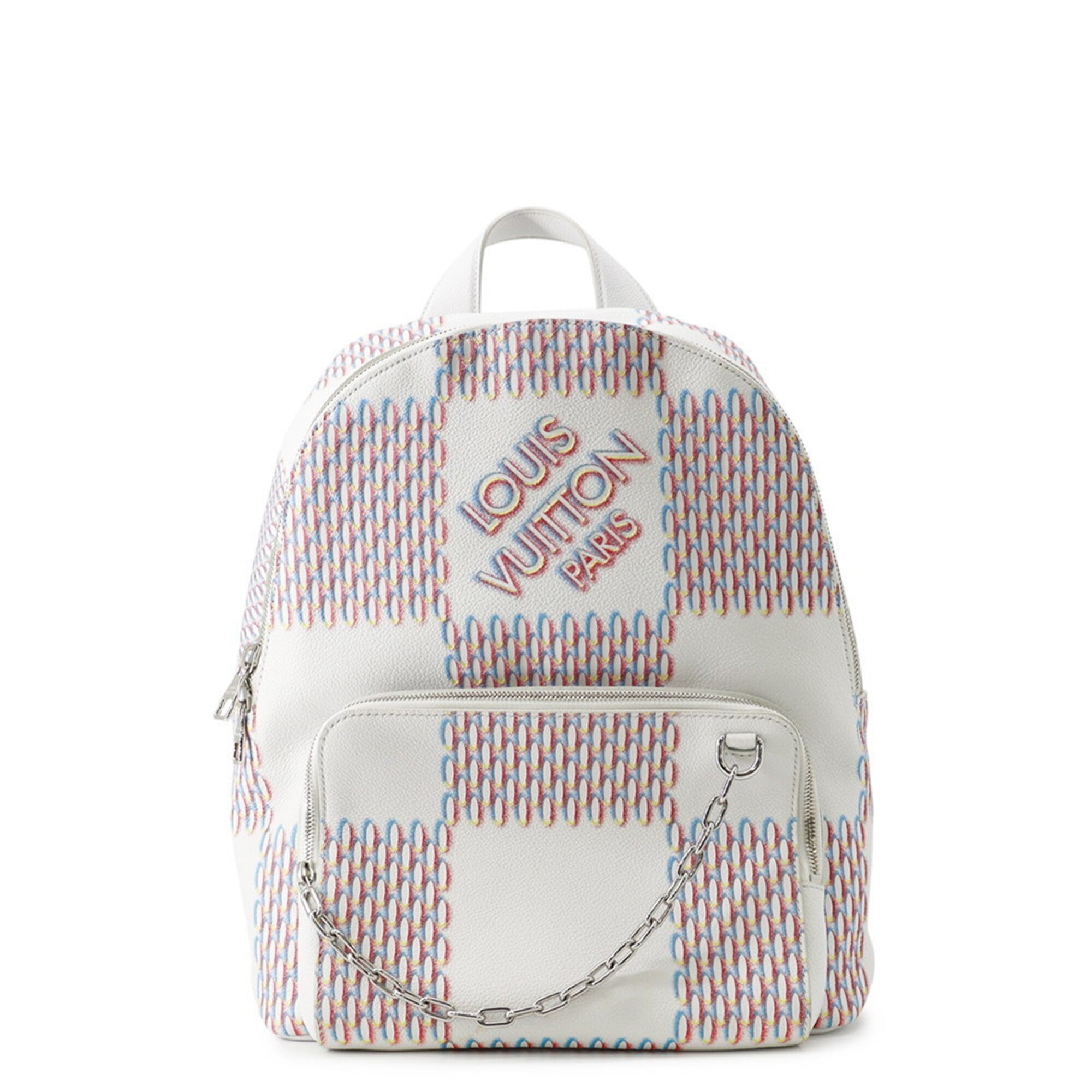 Louis Vuitton Damier White Handbag (Pre-Owned)
