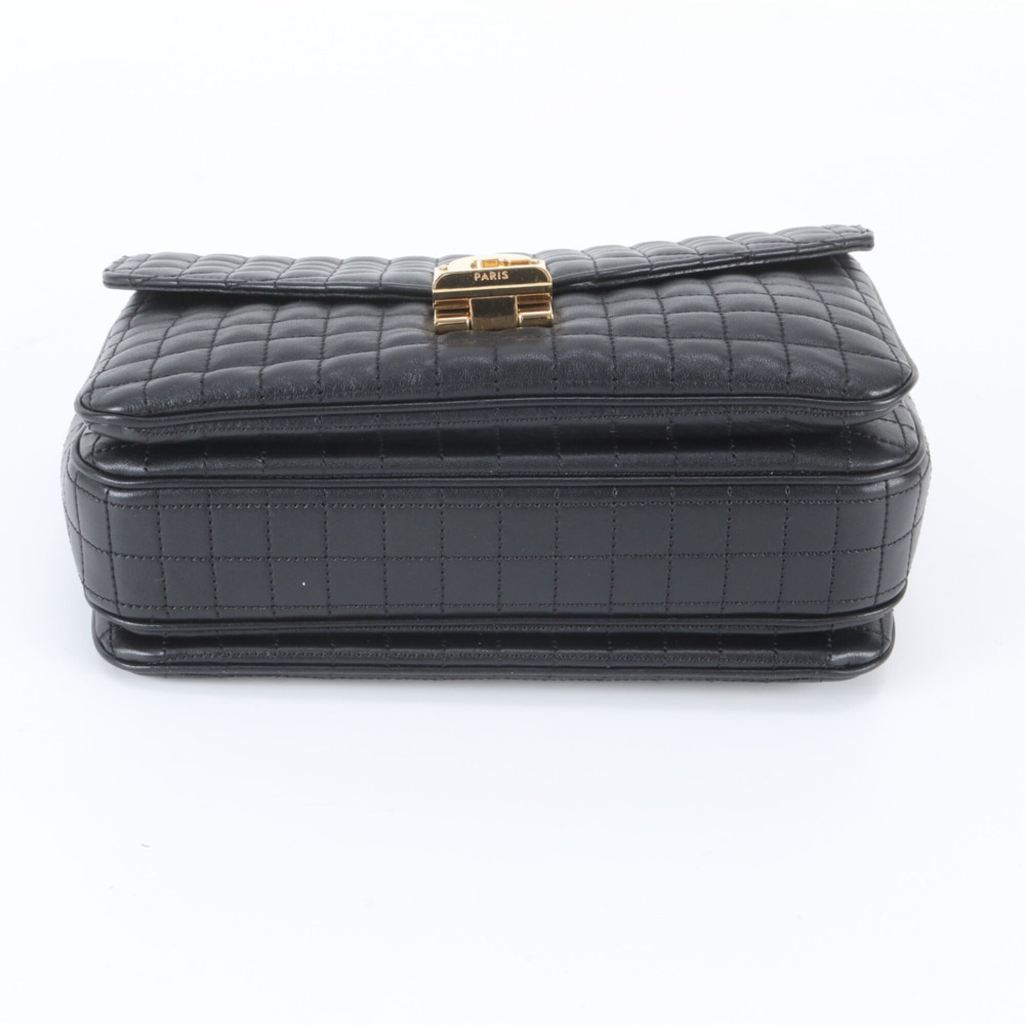 Celine Black Leather Shoulder Bag (Pre-Owned)