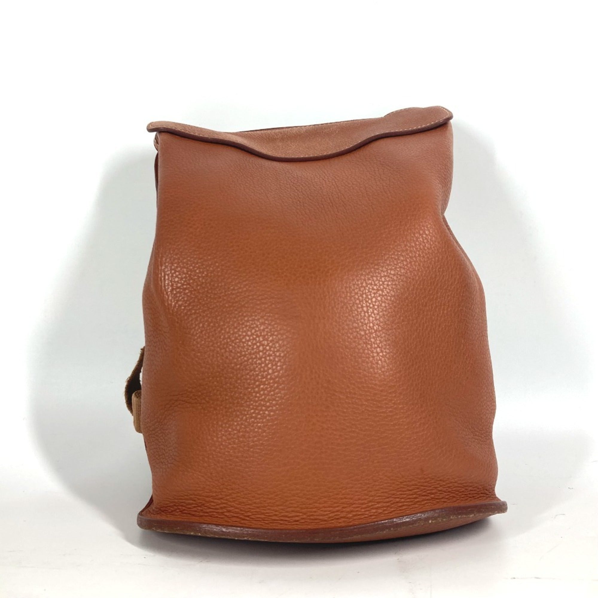 Hermes Brown Leather Backpack (Pre-Owned)